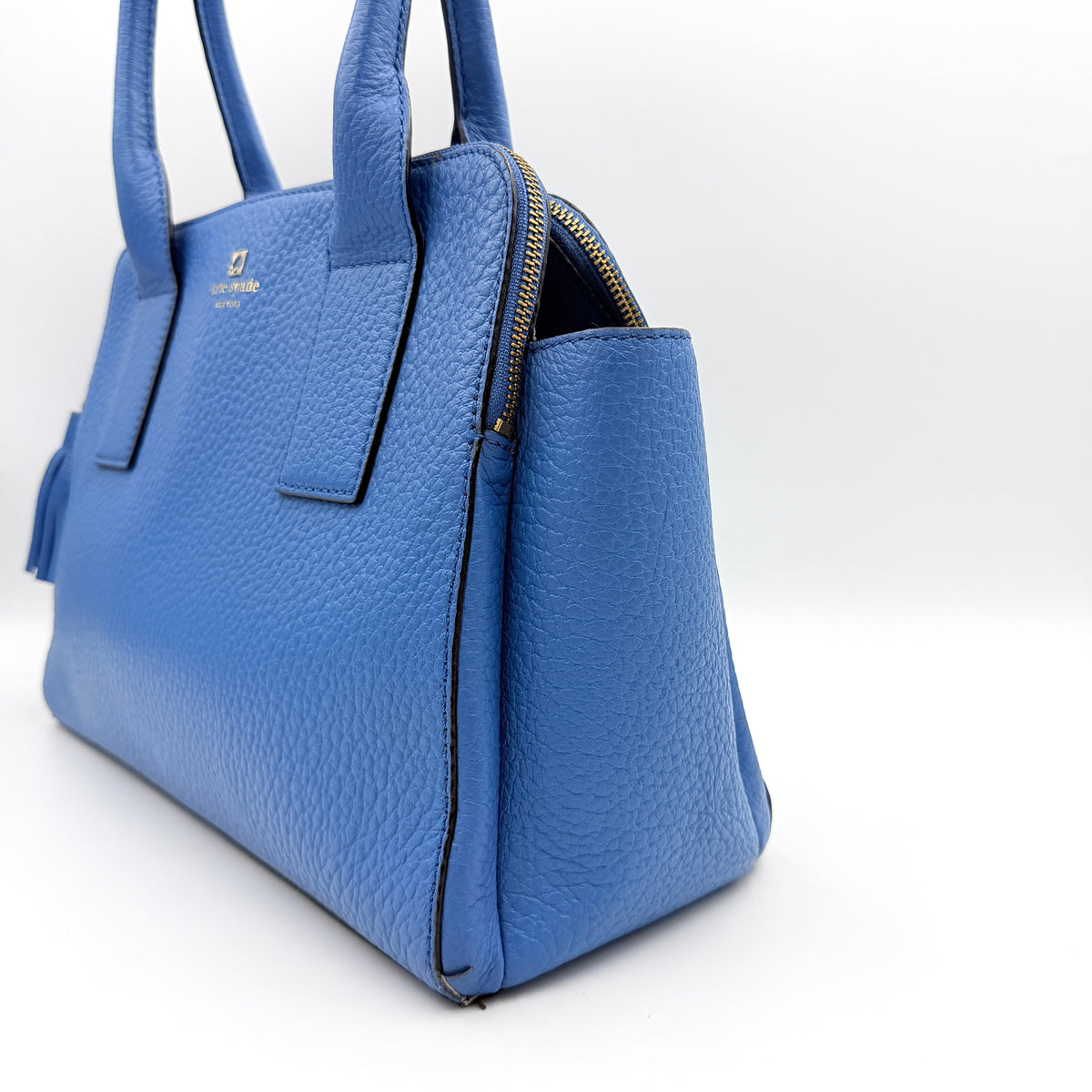 Kate Spade New York Southport Avenue Lydia Satchel Handbag Blue