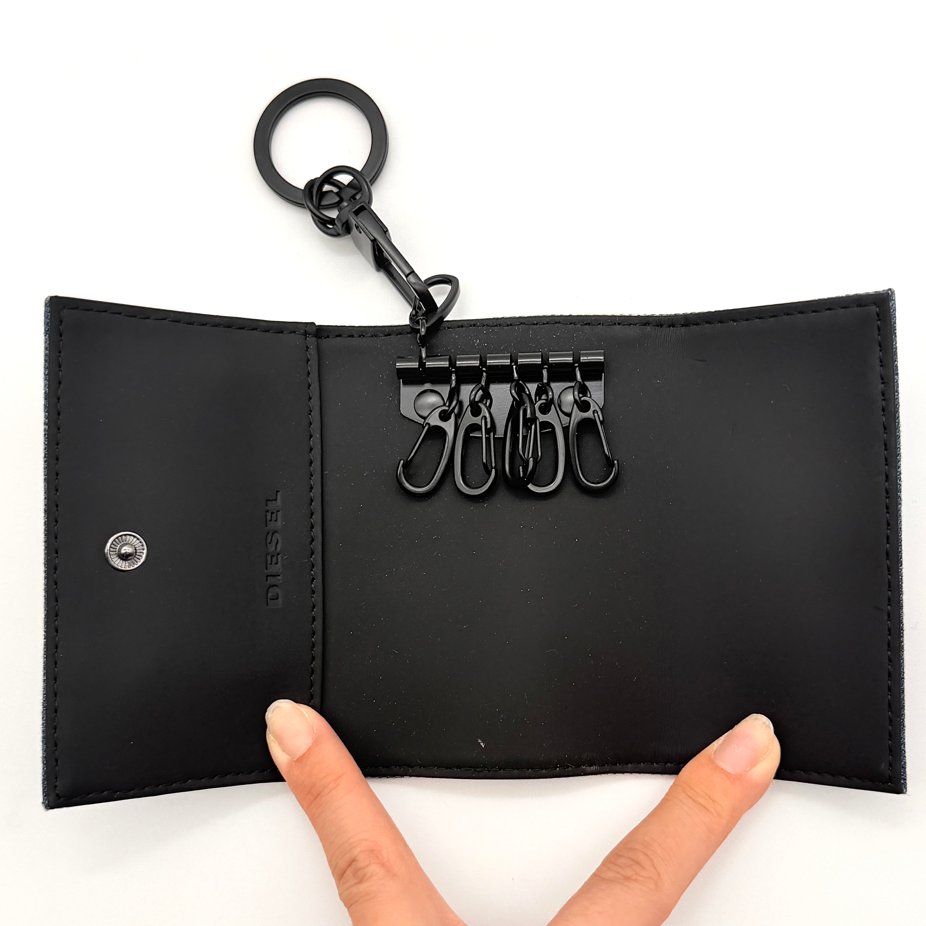Diesel Denim Key Case Blue/Black