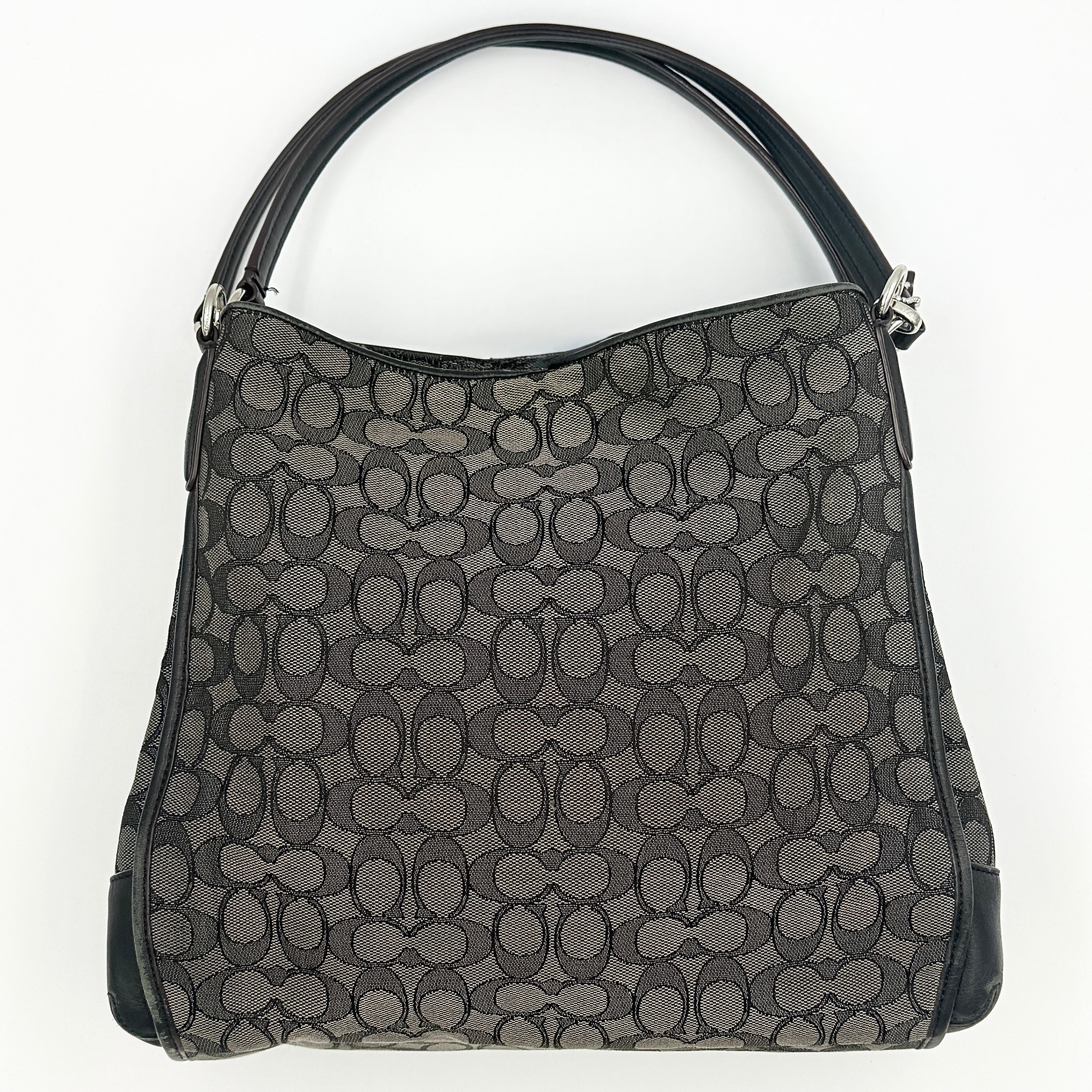 Coach Signature Phoebe Shoulder Bag Grey/Black