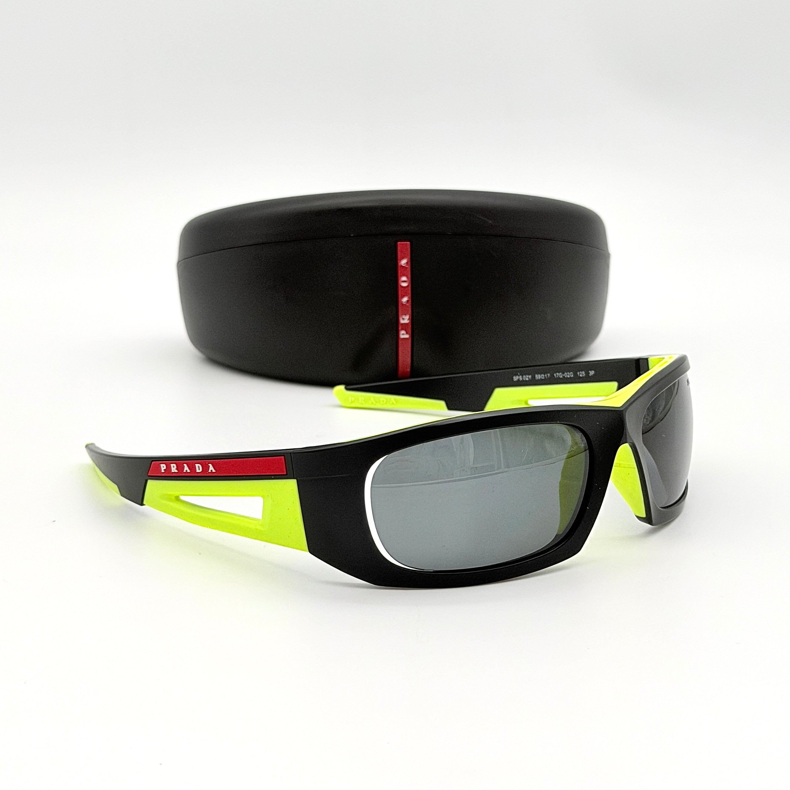 Prada Linea Rossa Impavid SPS02Y Sunglasses Neon Yellow/Black