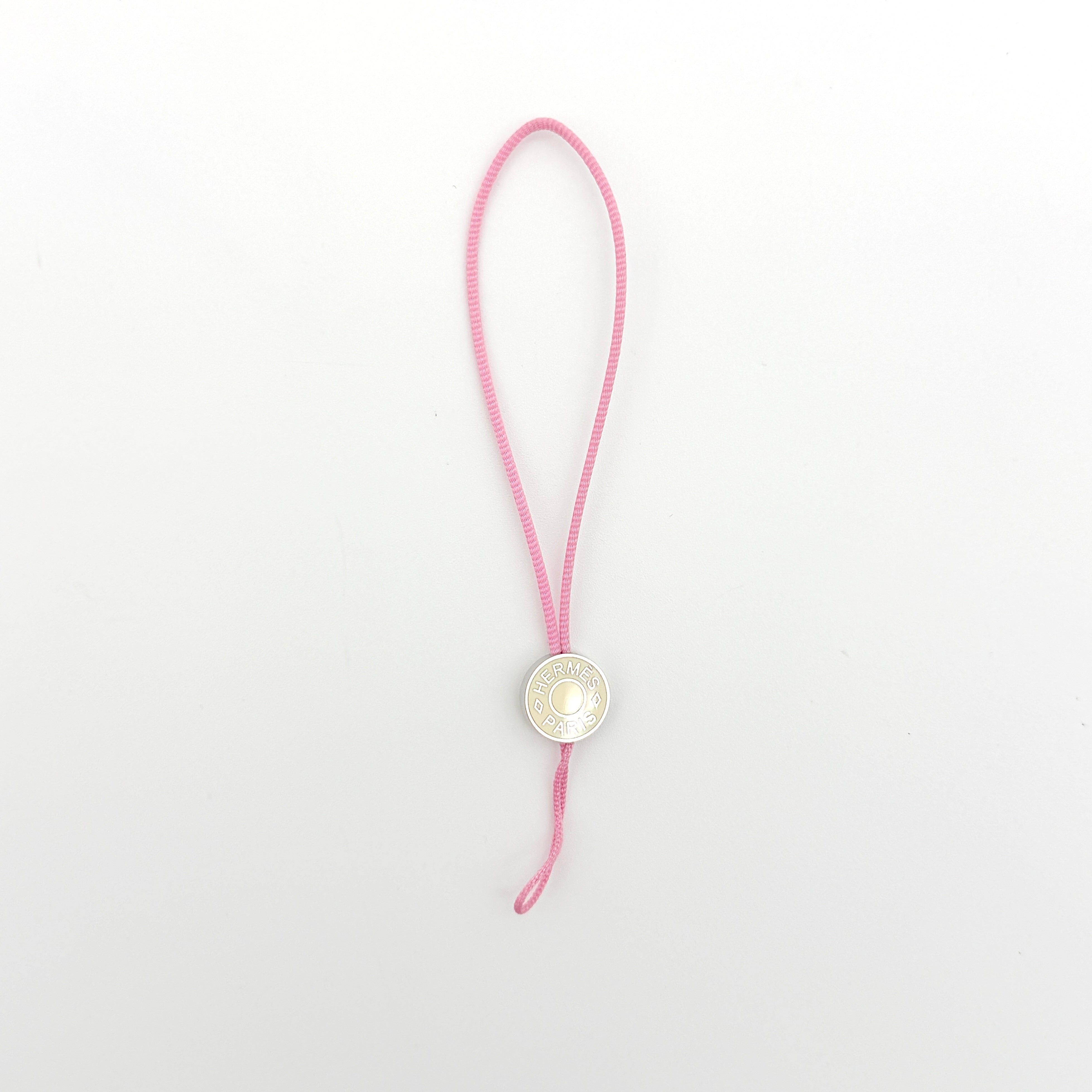 Hermès Clou de Selle Phone Charm Pink