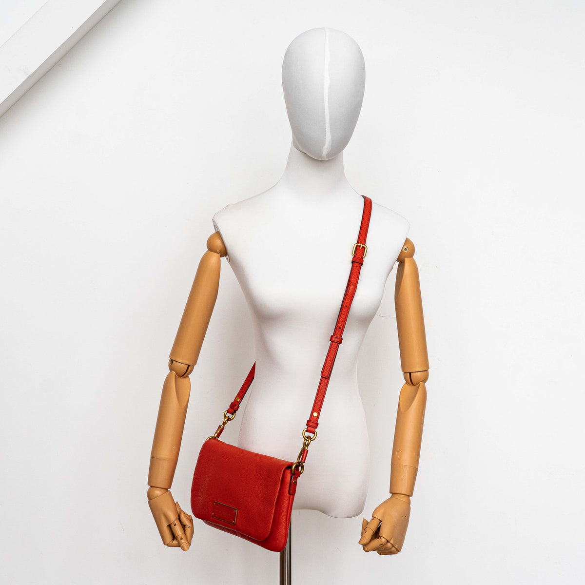 Marc Jacobs Too Hot to Handle Flap Percy Crossbody Bag Burnt Orange