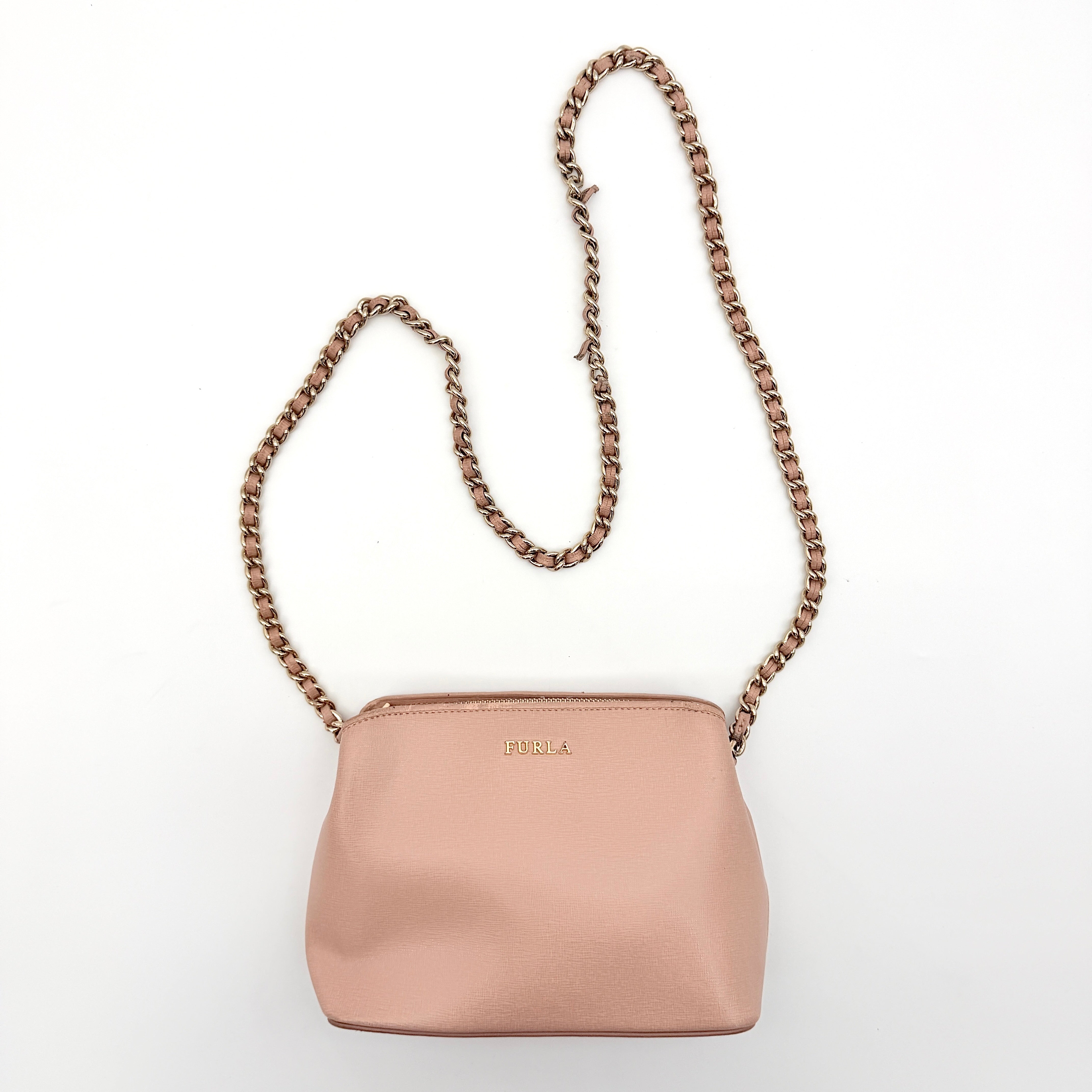Furla Tessa Crossbody Bag Pink