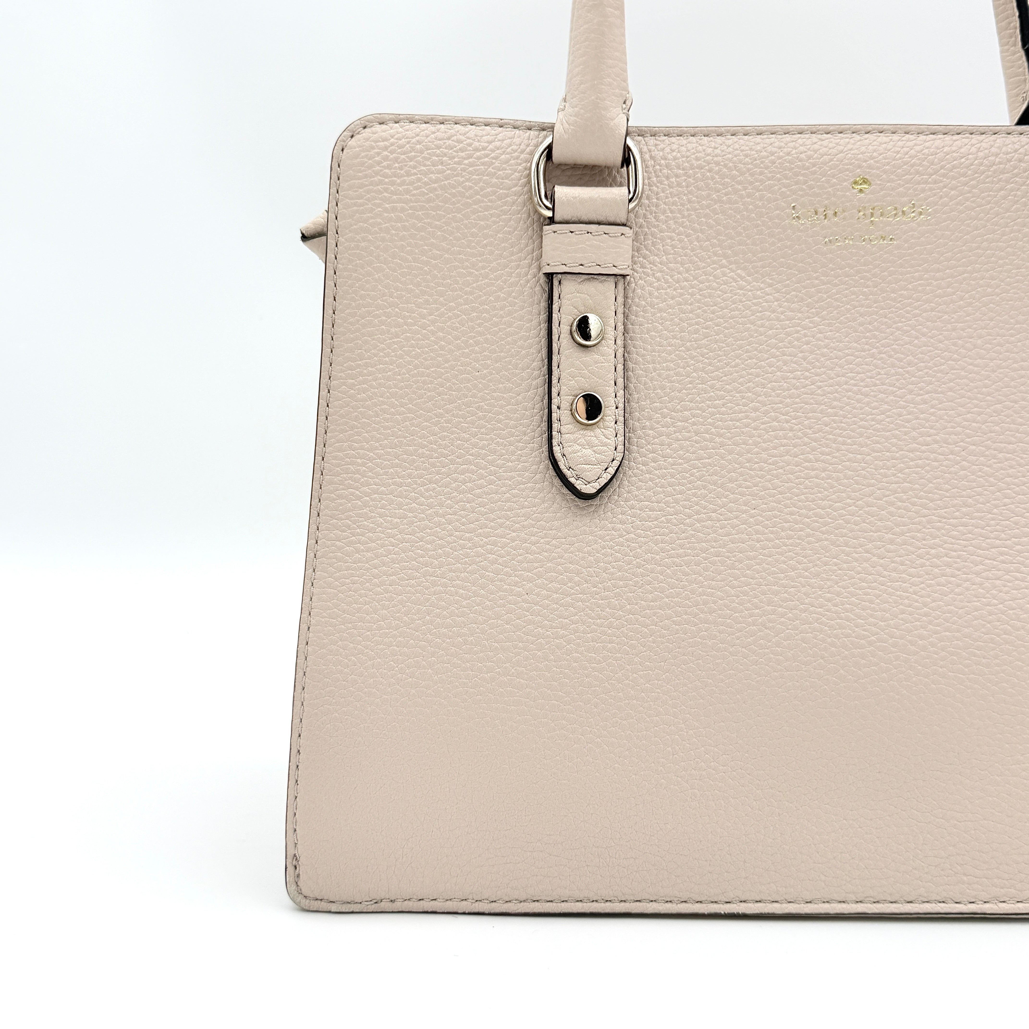 Kate Spade Mulberry Street Lise Satchel Handbag Cream