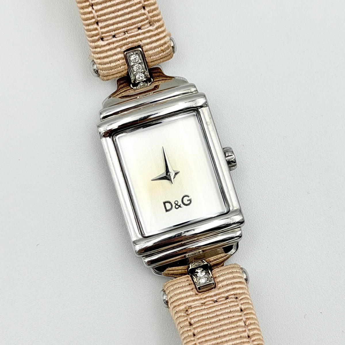 Dolce & Gabbana Rectangular Watch Beige