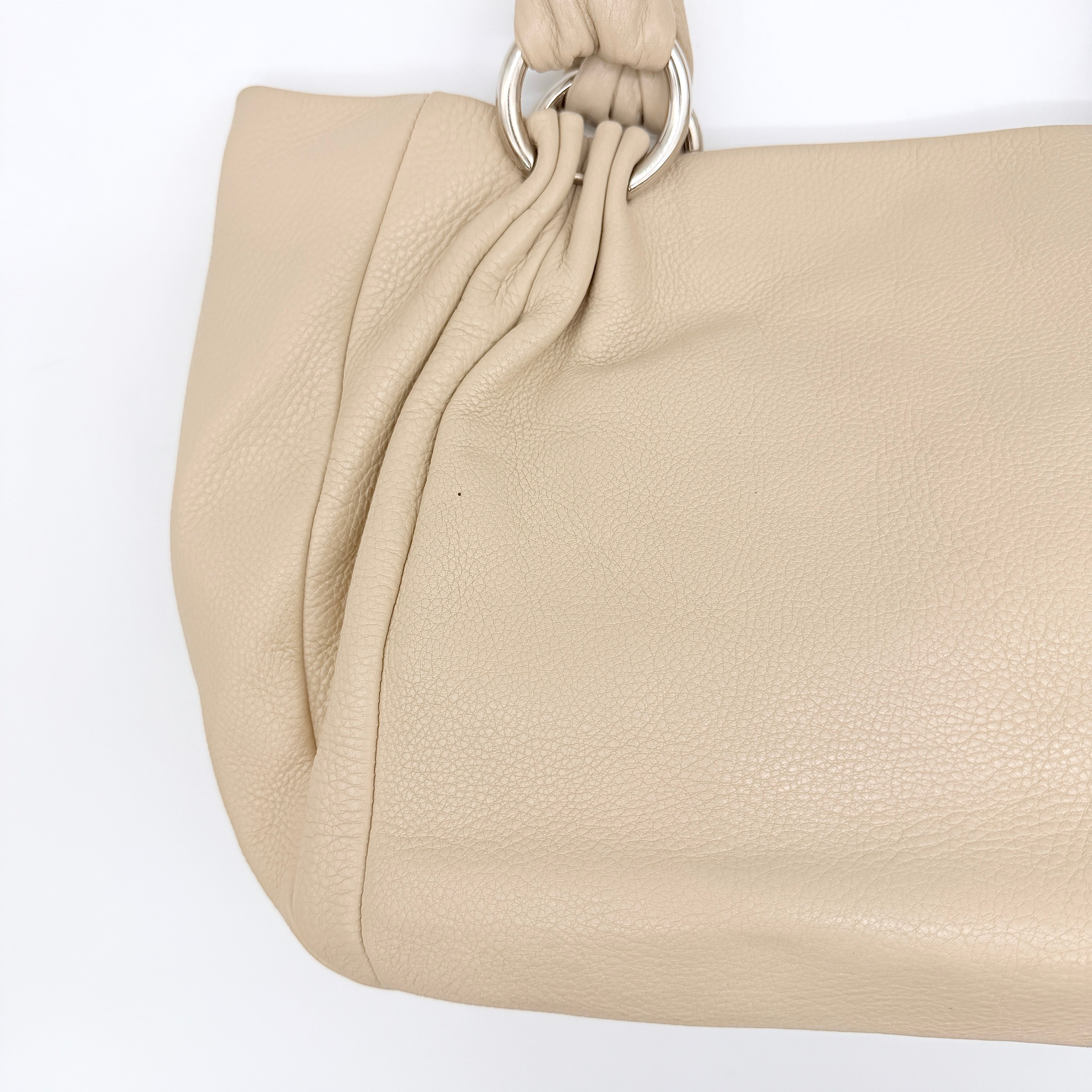 Furla Leather Shoulder Bag Beige