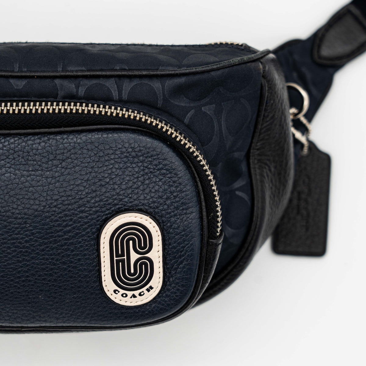 Coach Court Belt Bag Navy Blue