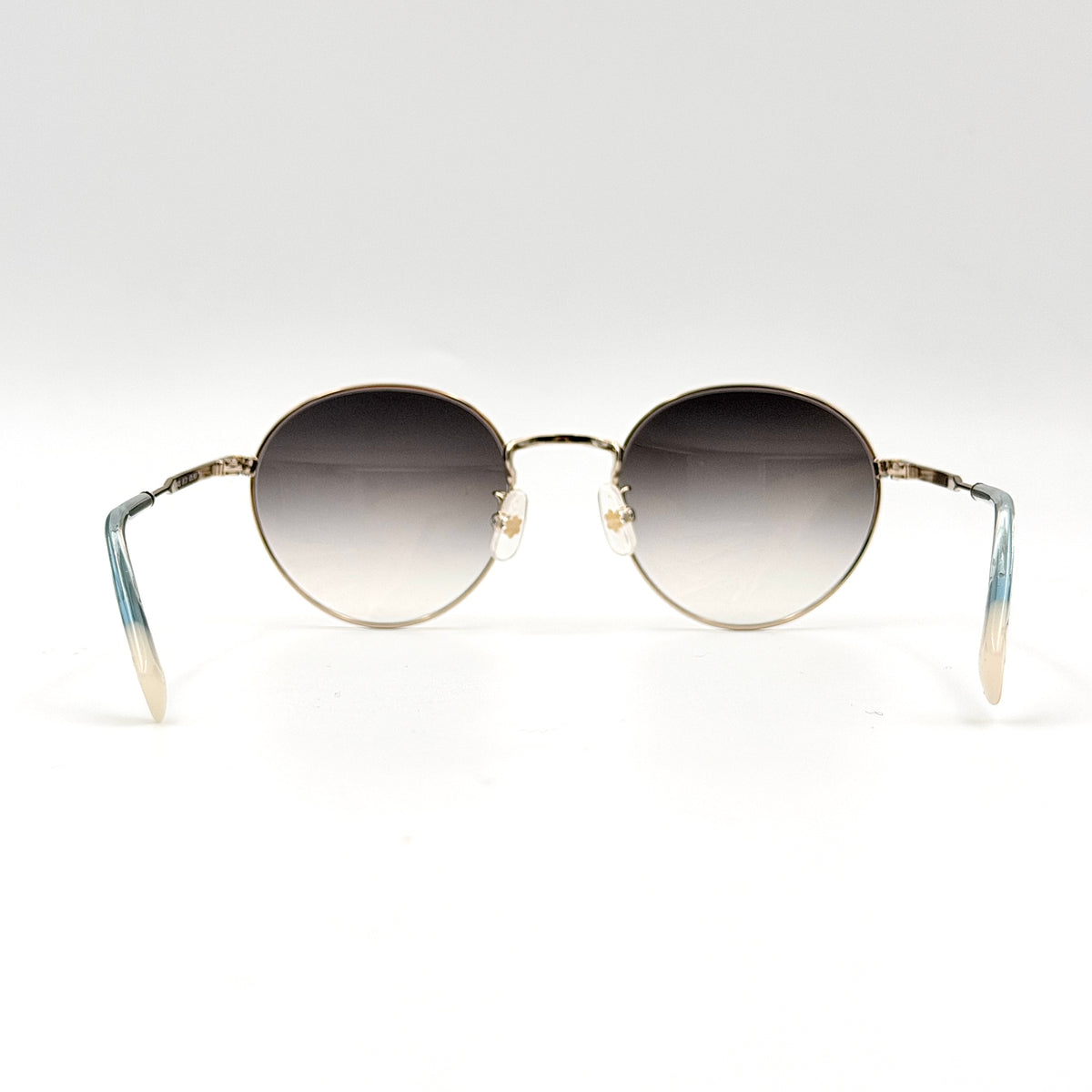 Furla SFU425J Round Sunglasses Silver
