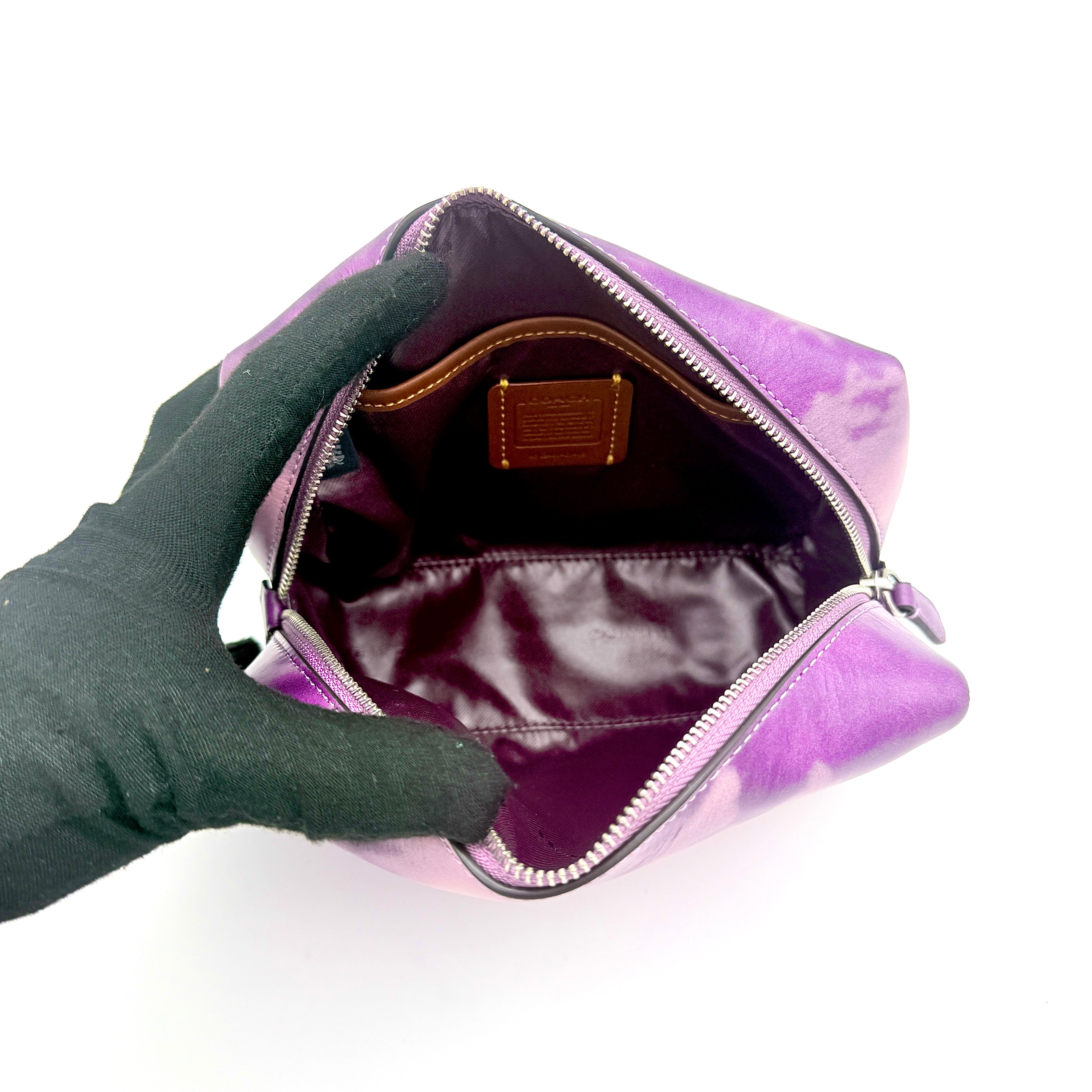 Coach Essential Cosmetic Pouch Tie-Dye Purple