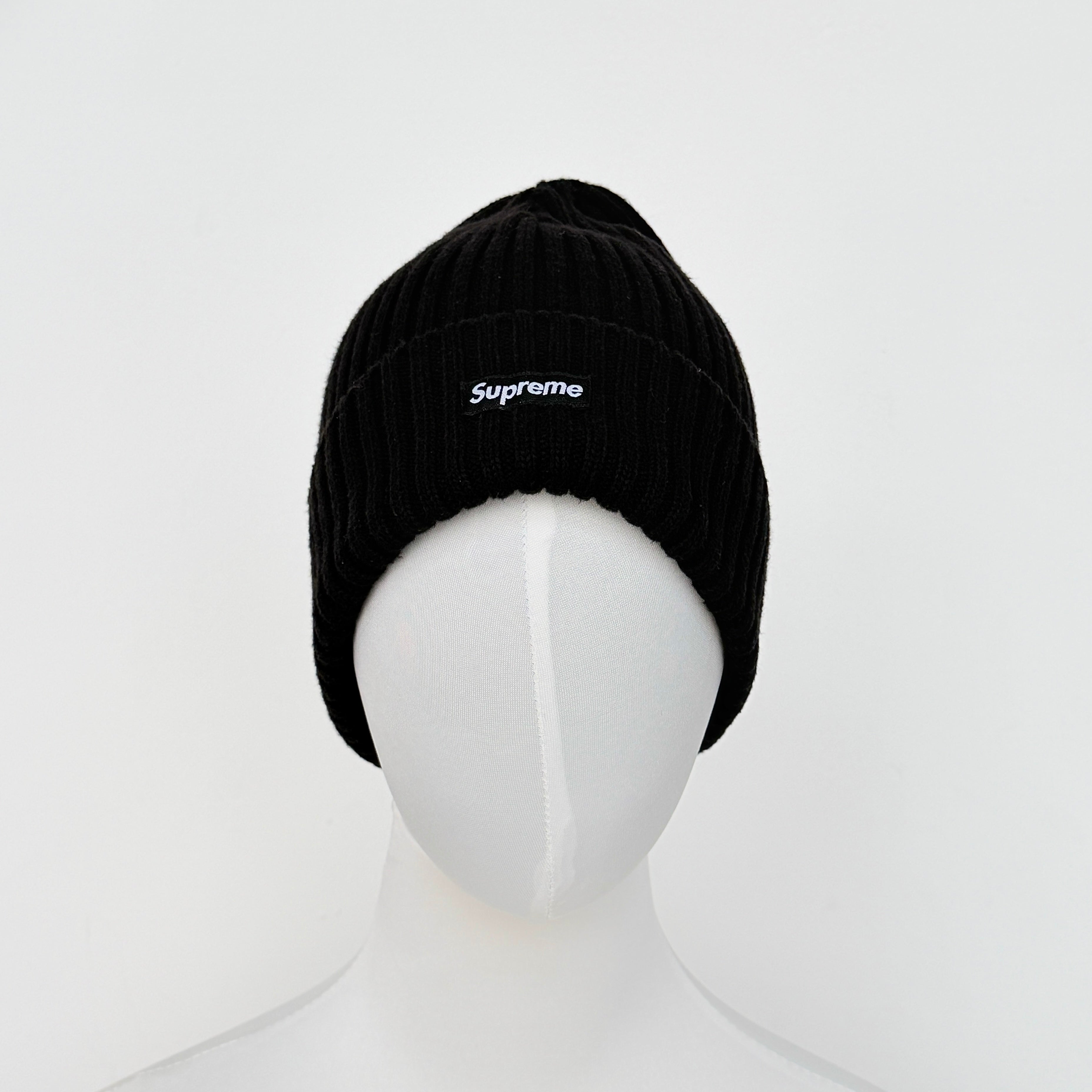Supreme Overdyed Beanie Black