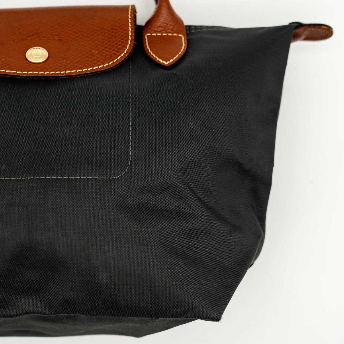 Longchamp Le Pliage Original Handbag Black/Brown