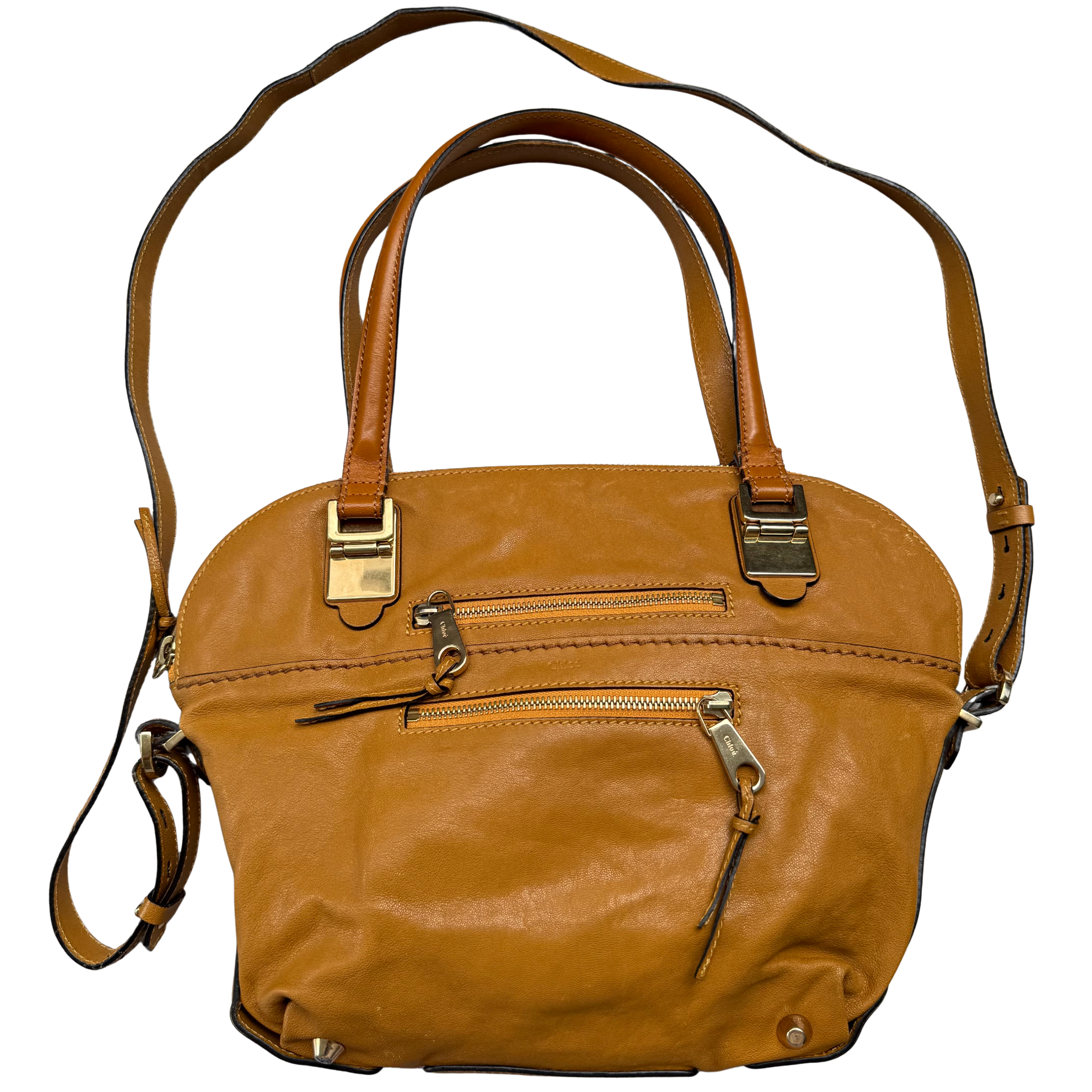 Chloe 2Way Angie Hobo ShoulderBag Brown