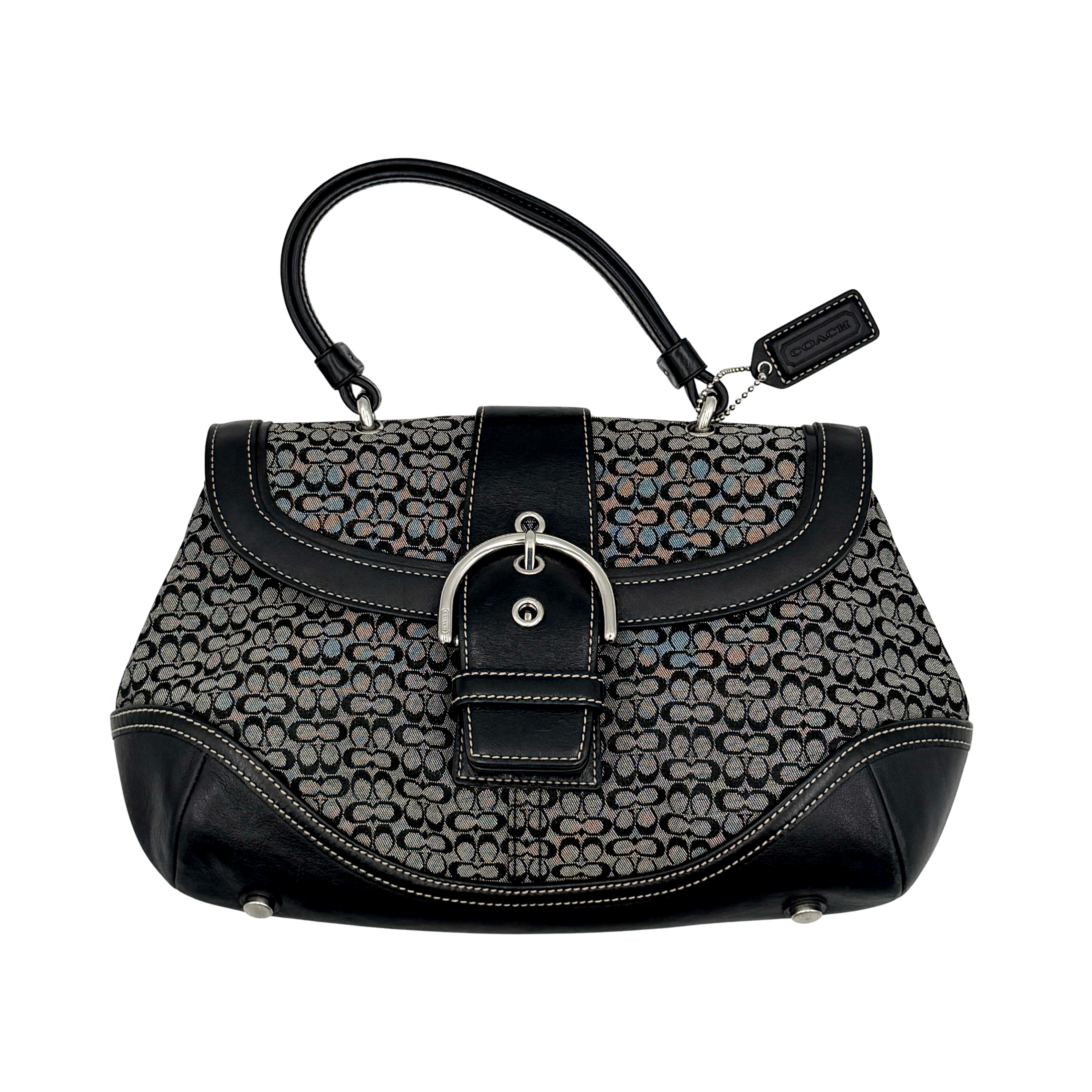 Coach Y2K Signature Soho Shoulder Bag Grey/Black