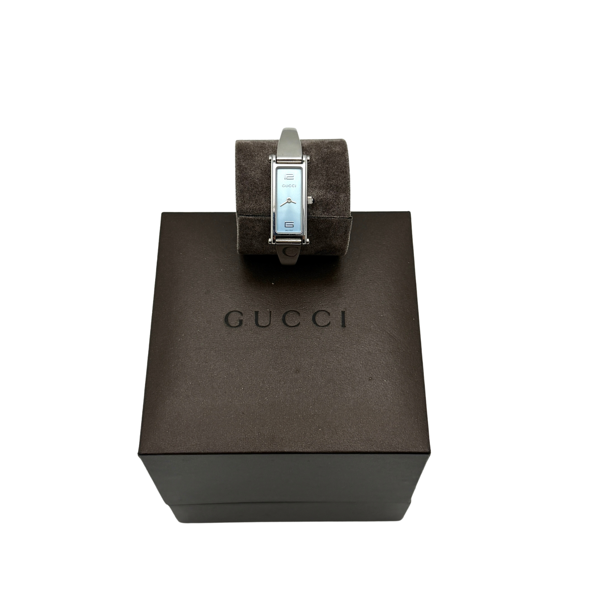 Gucci 1500L Bangle Watch Sky Blue