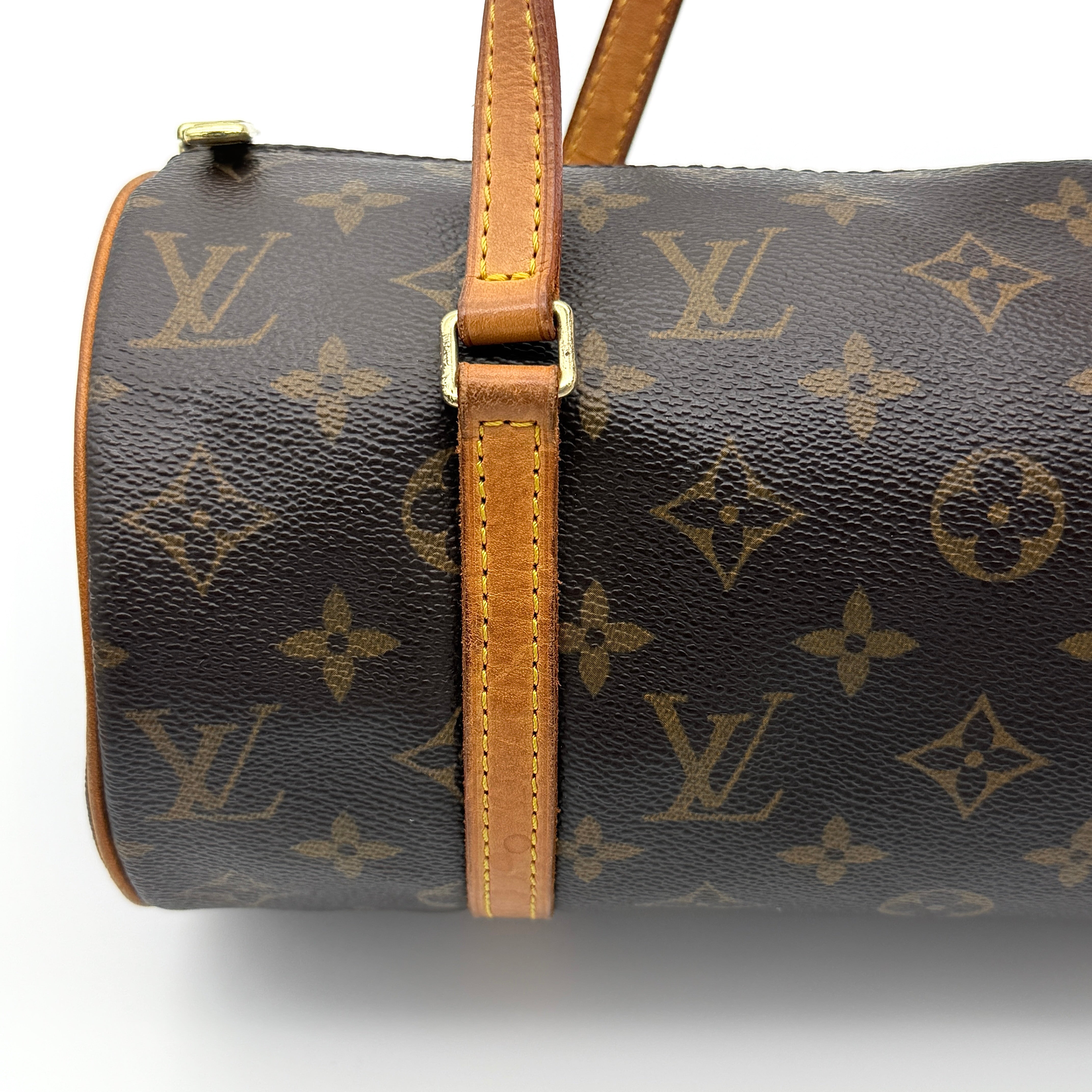Louis Vuitton Monogram Papillon 26 Handbag Brown