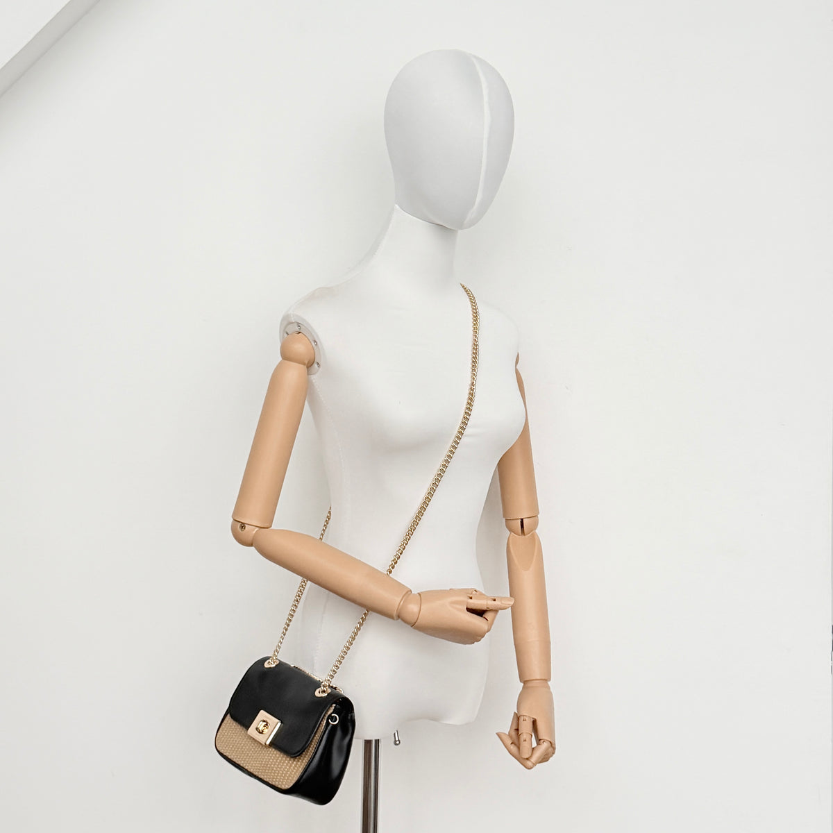 Coach 2Way Mini Cassidy Shoulder Bag Black/Gold