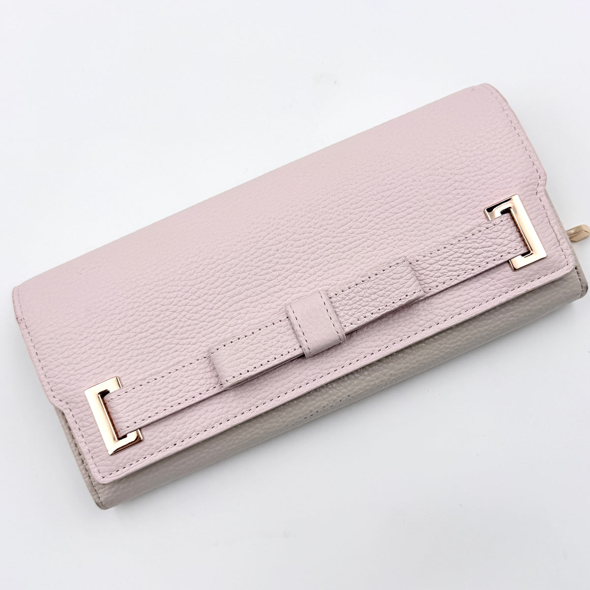 Samantha Thavasa M Chouchou Long Wallet Light Pink/Ivory