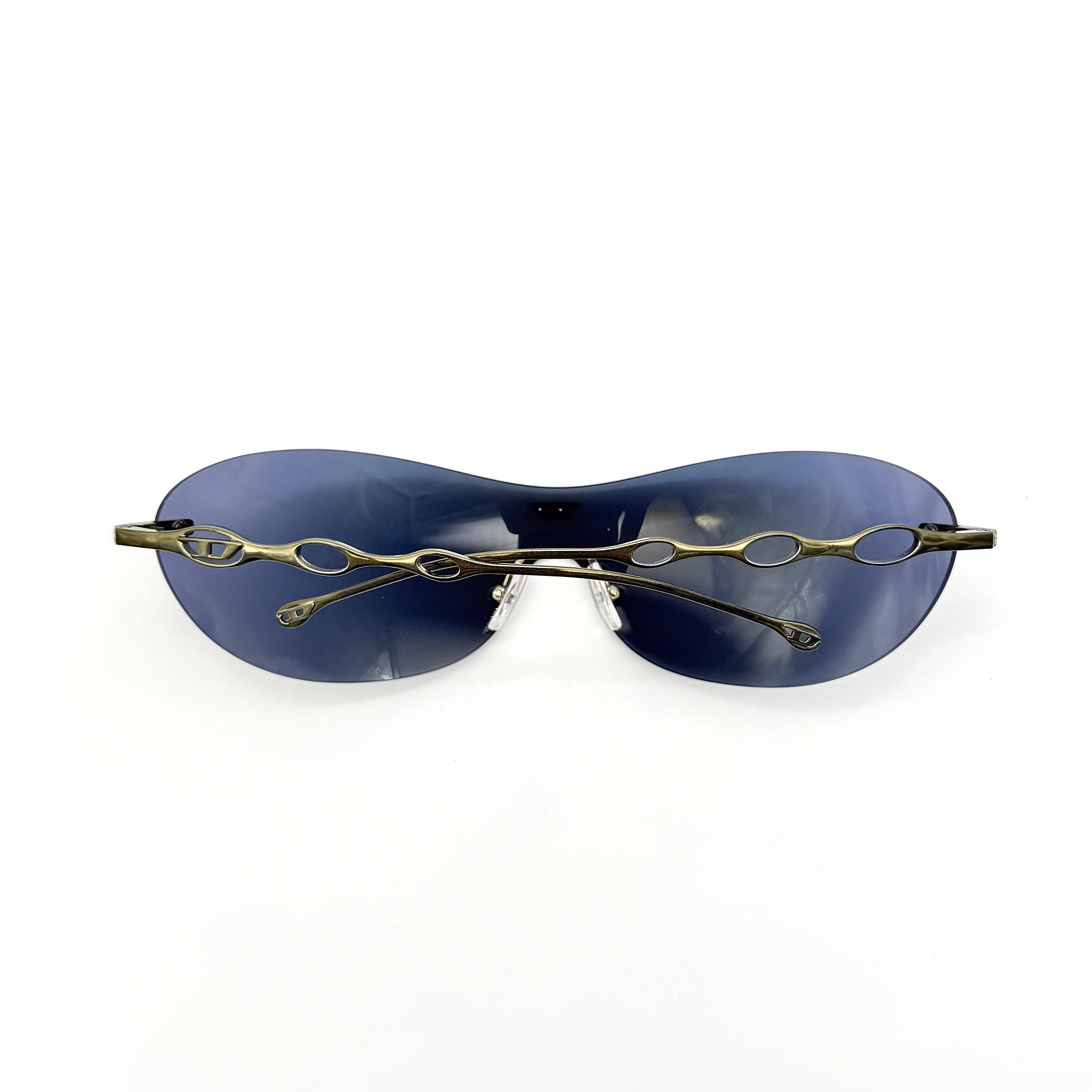 Diesel DL1006 Rimless Sunglasses Green