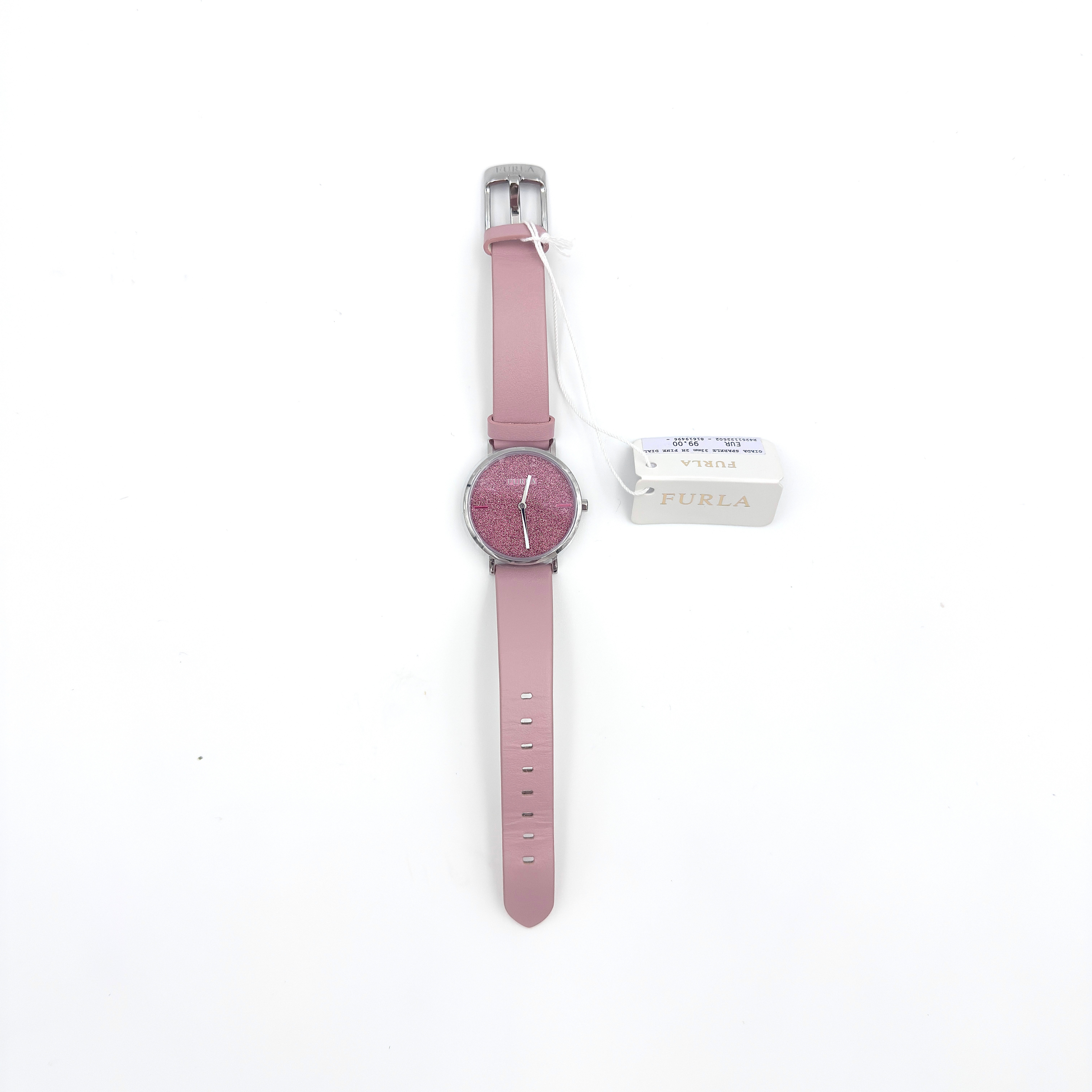 Furla Giada Sparkle Glitter Watch Pink
