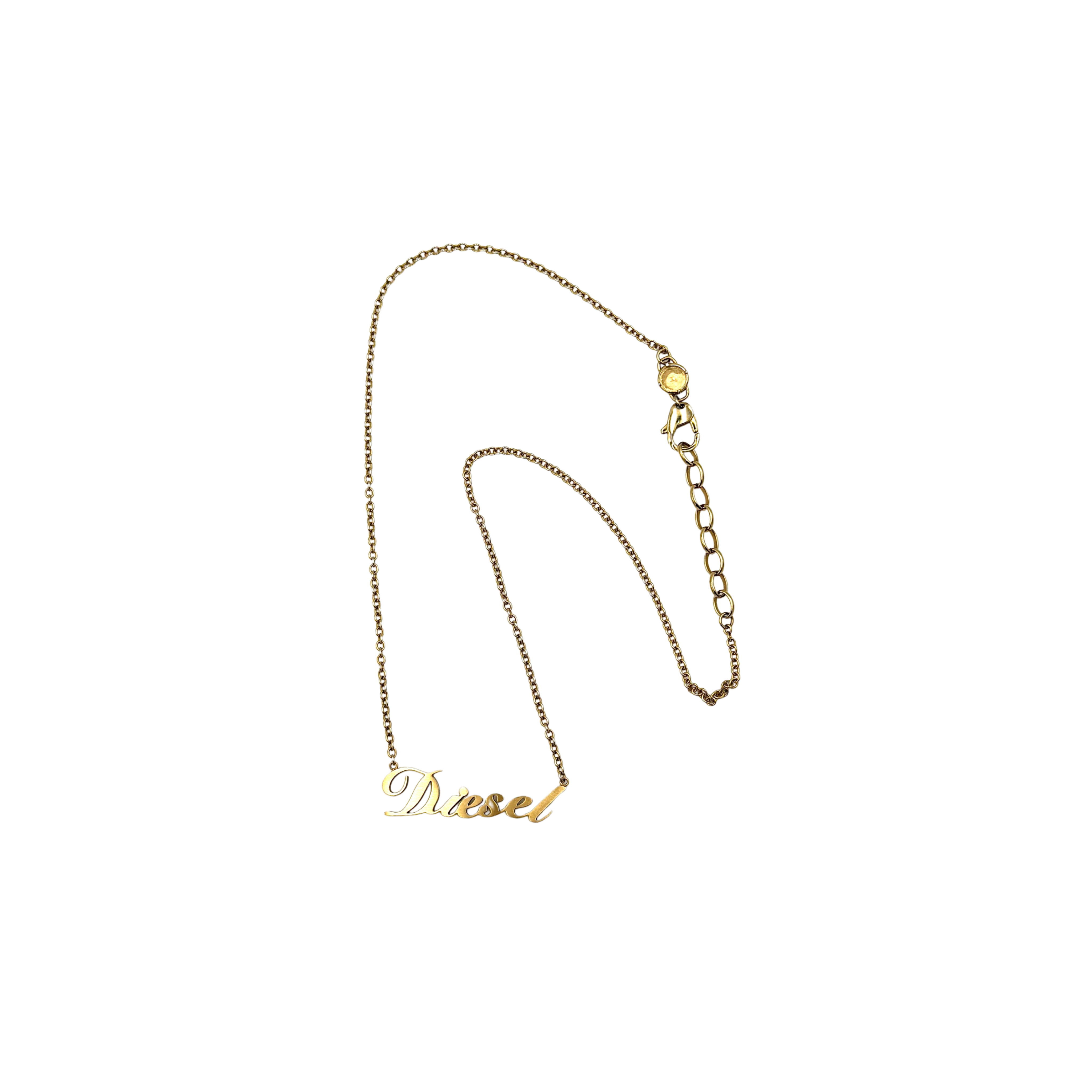 Diesel DX1372 Stainless Steel Chain Gold