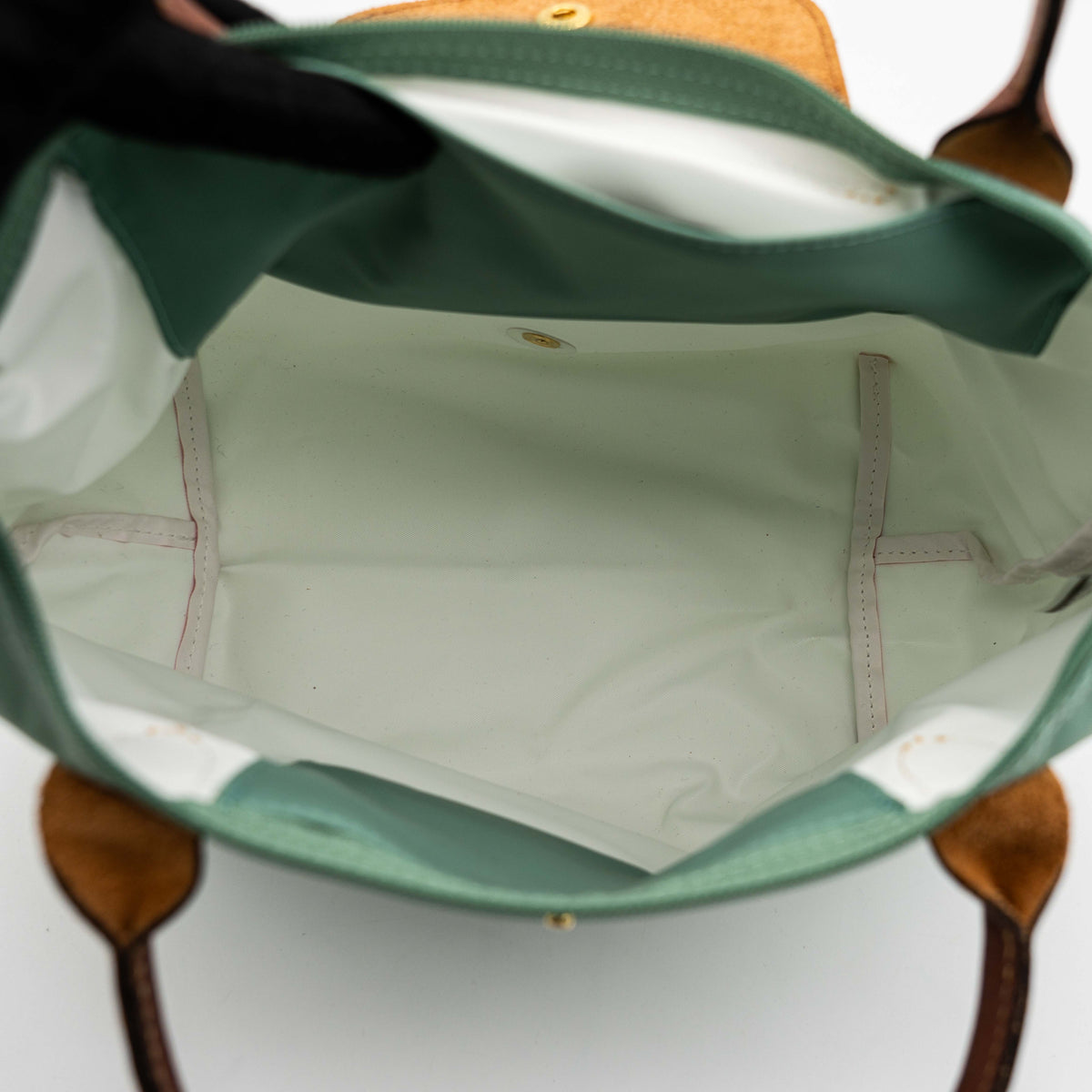 Longchamp Le Pliage Original Handbag Light Green/Brown