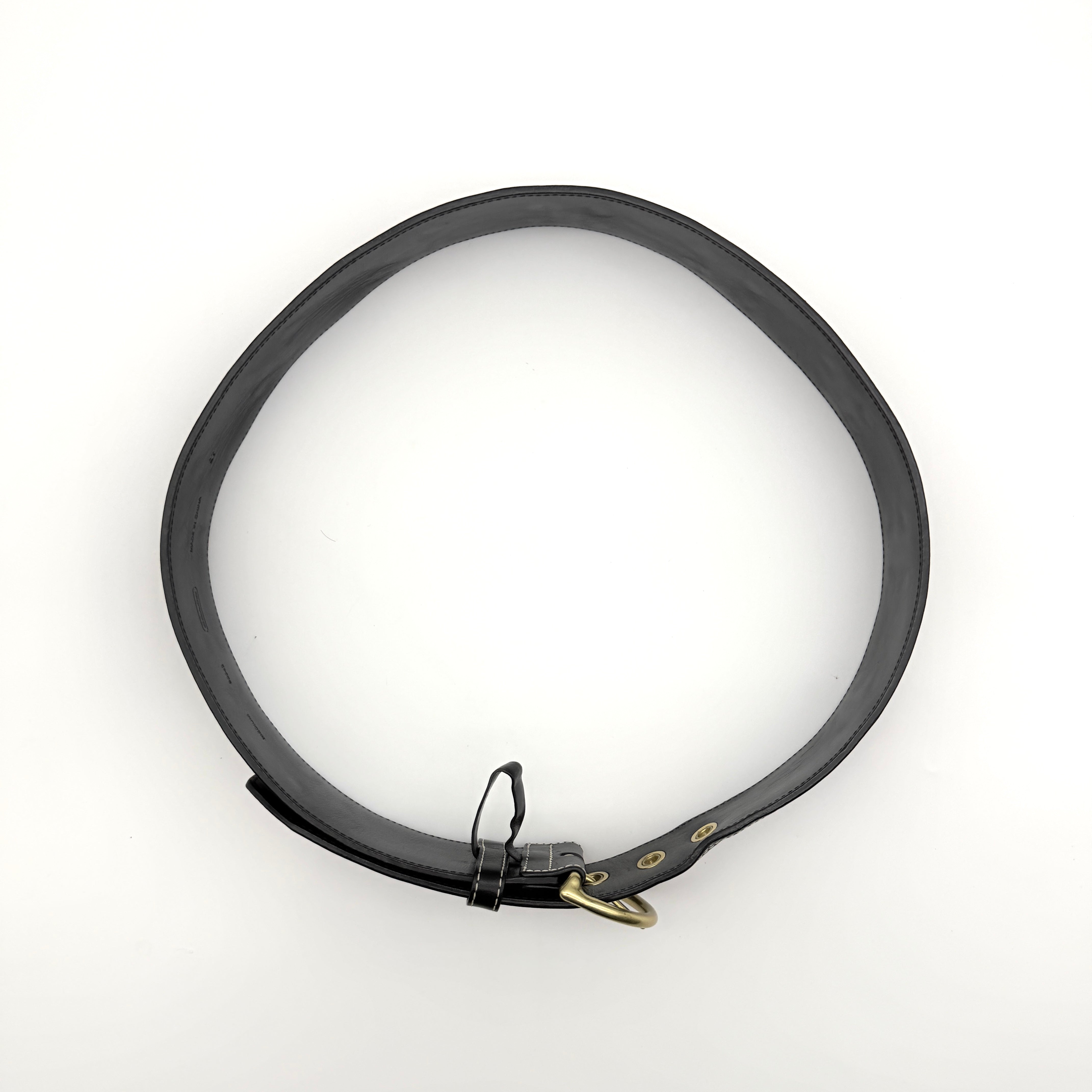 Coach Signature Canvas Belt Beige/Black
