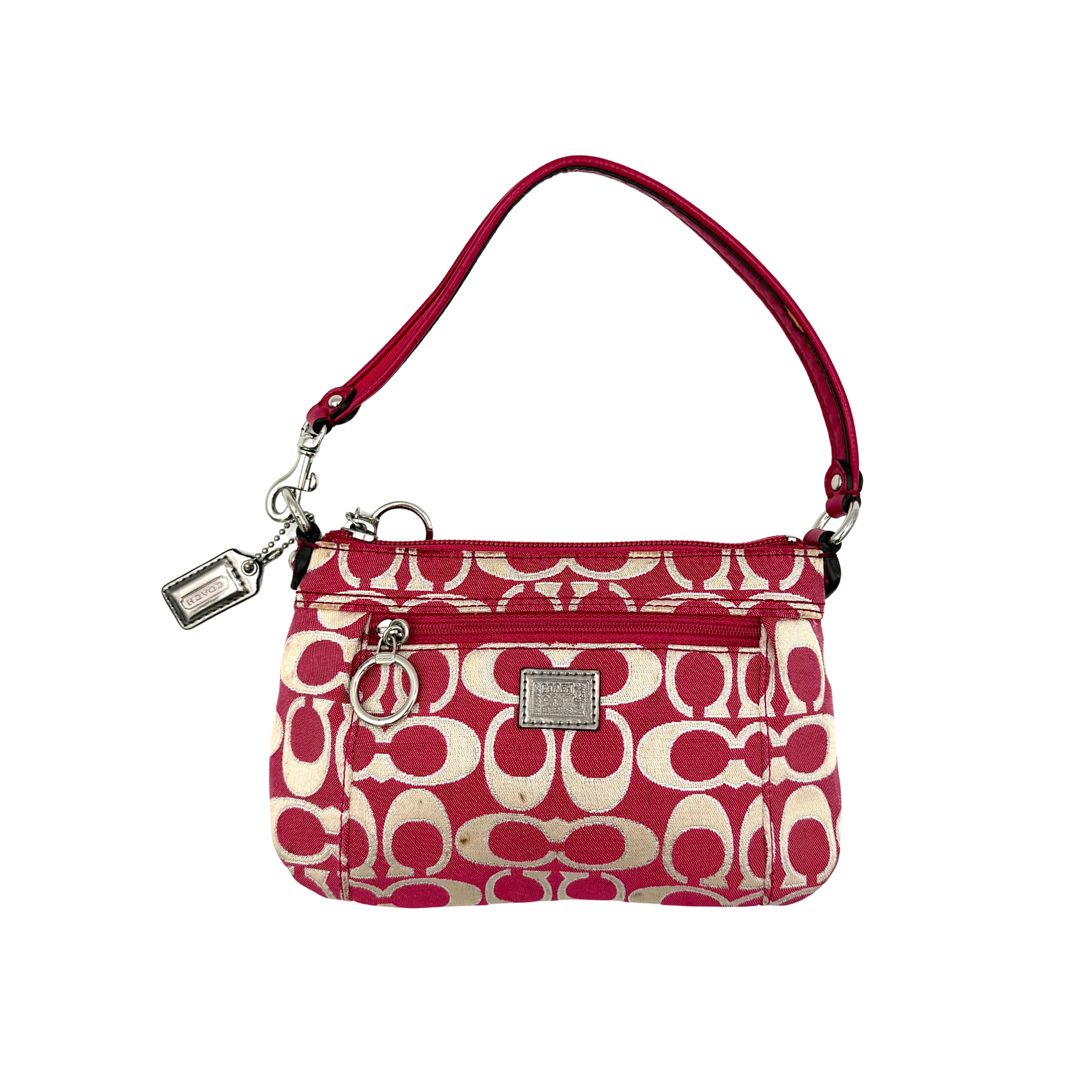 Coach Signature Poppy Shoulder Bag Pink