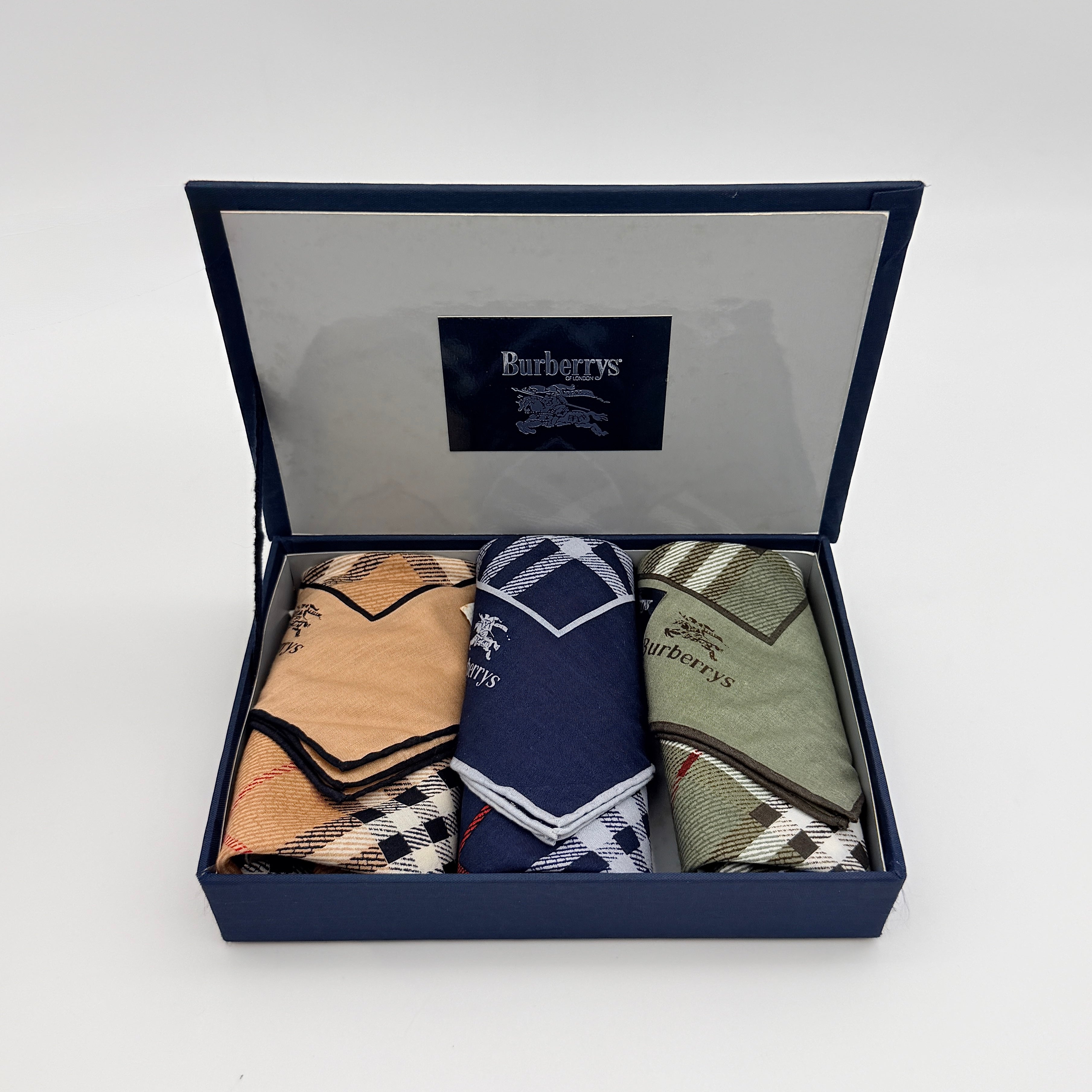 Burberry Nova Check Bandana Handkerchief Gift Box Multi (3)