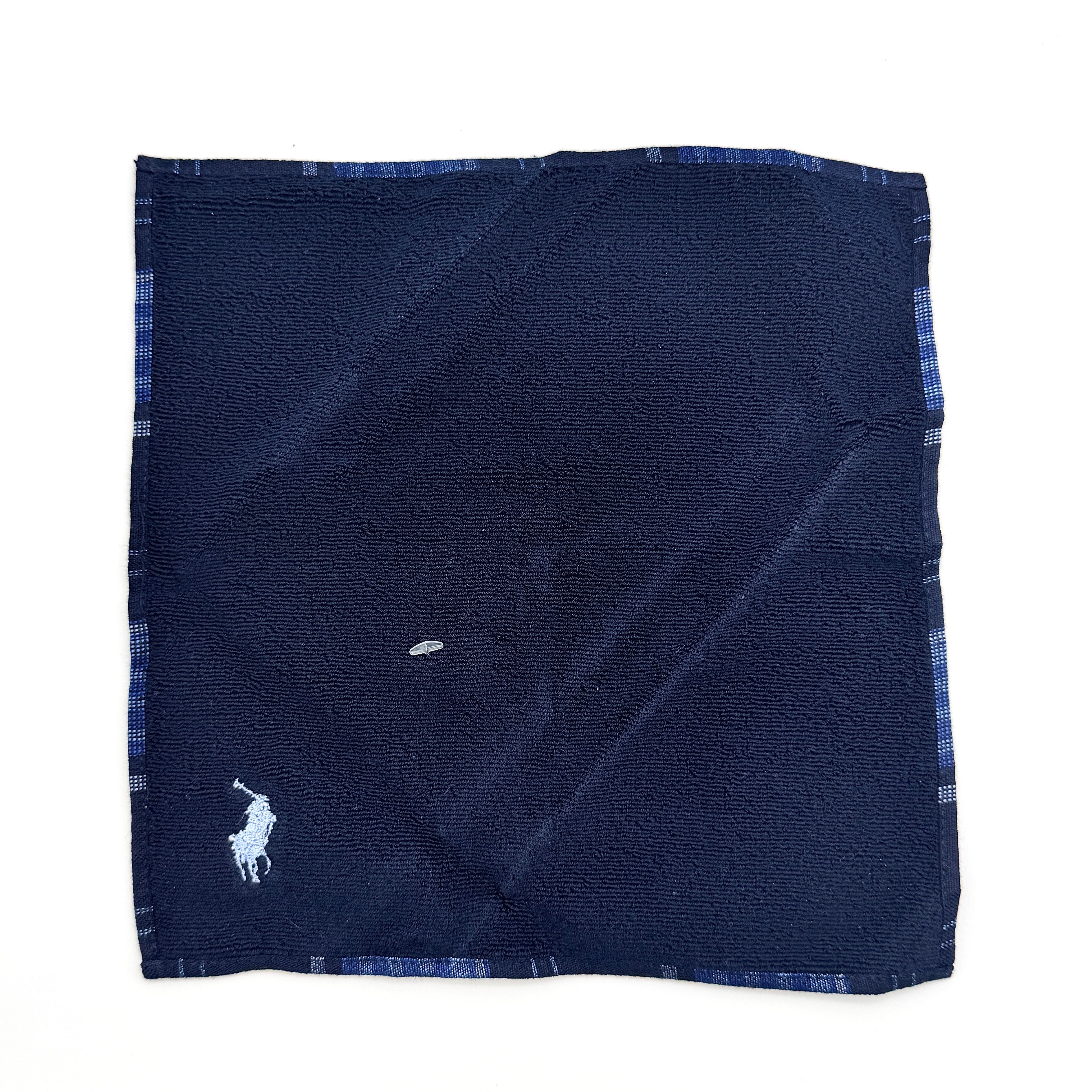 Polo Ralph Lauren Gift Set Navy (Ribbed Socks & Plaid Handkerchief)