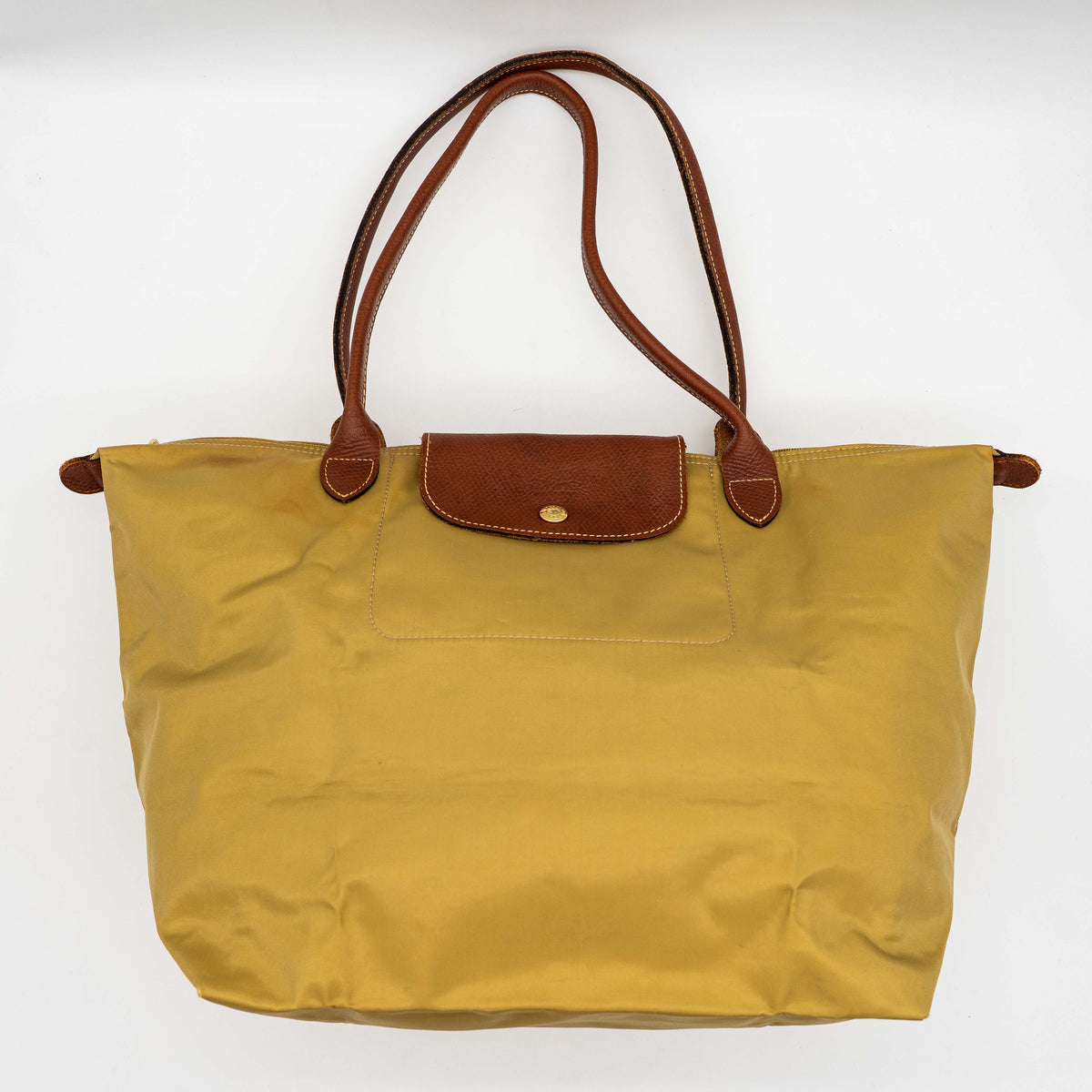Longchamp Le Pliage Original Tote Bag Yellow/Brown