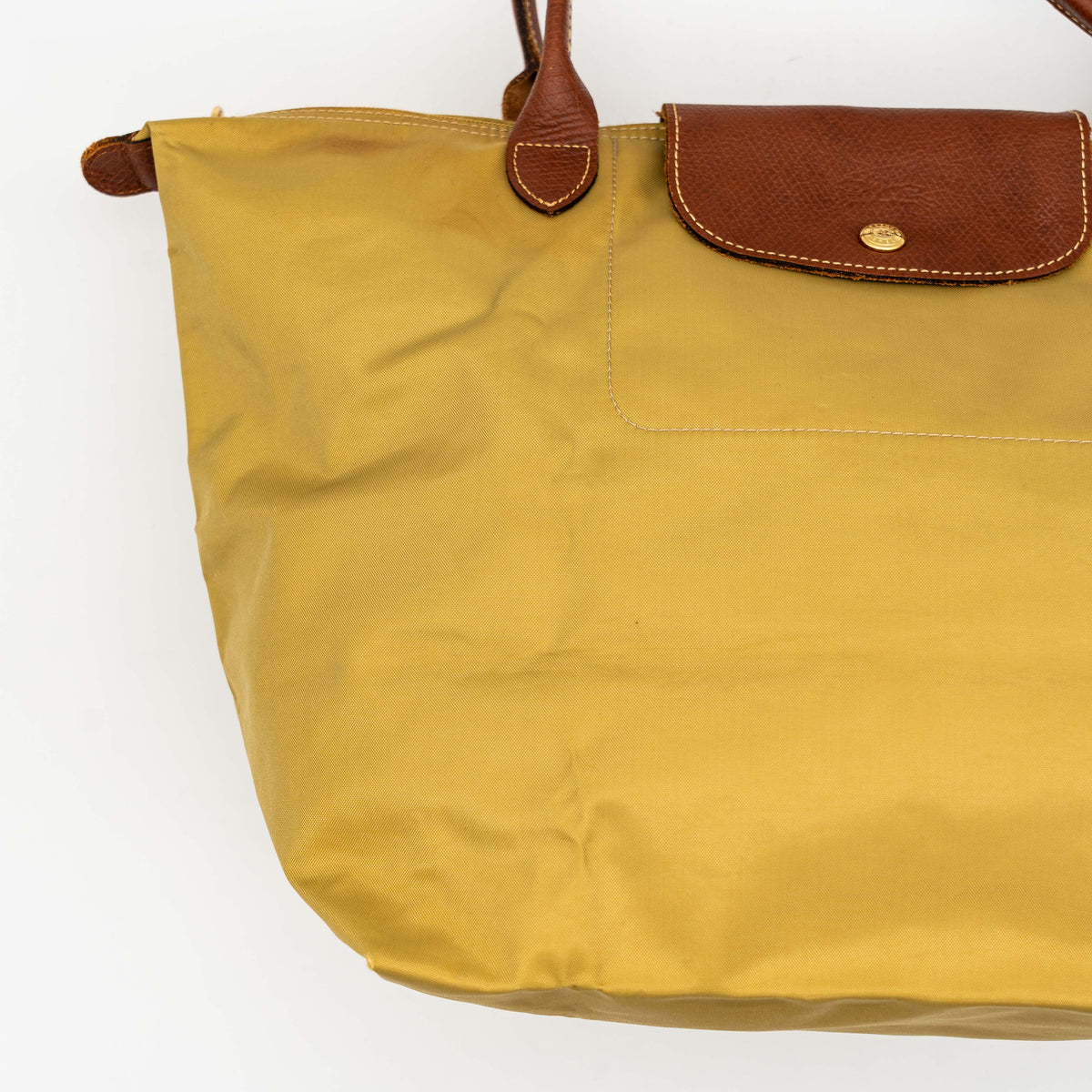 Longchamp Le Pliage Original Tote Bag Yellow/Brown