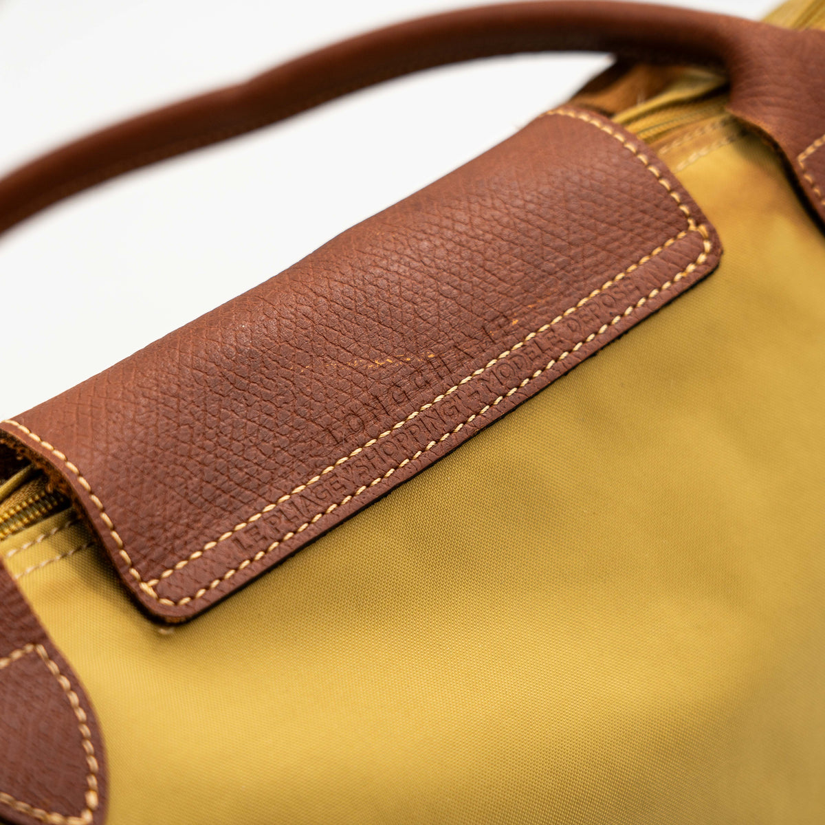 Longchamp Le Pliage Original Tote Bag Yellow/Brown