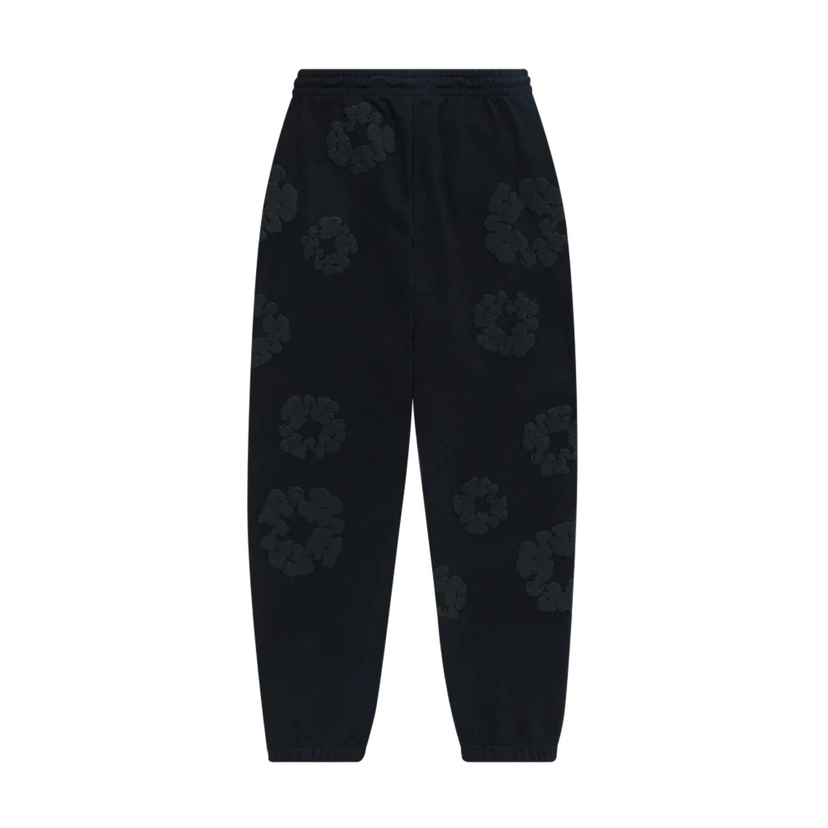 Denim Tears Mono Cotton Wreath Sweatpants Black