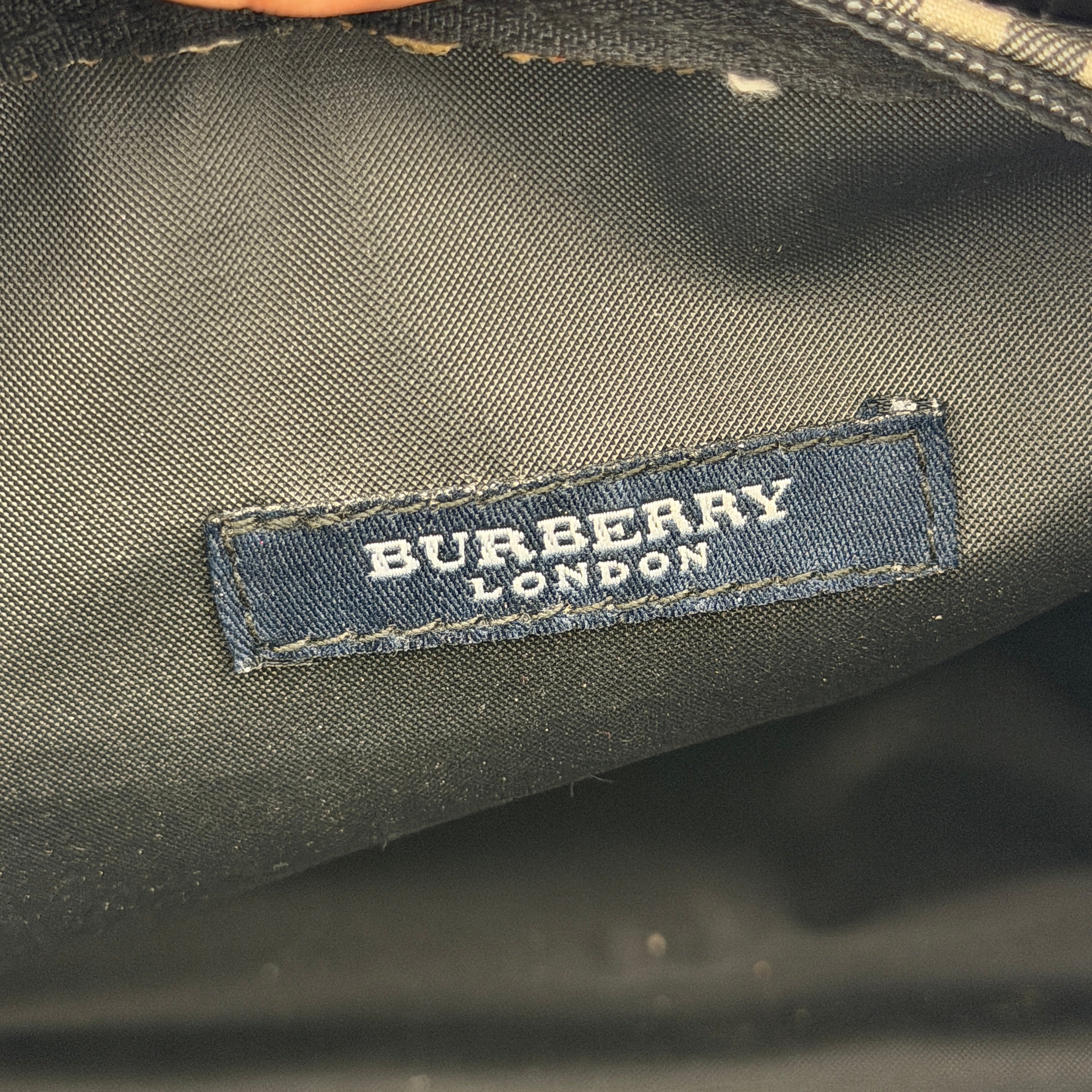Burberry London Nova Check Mini Hobo Shoulder Bag Beige