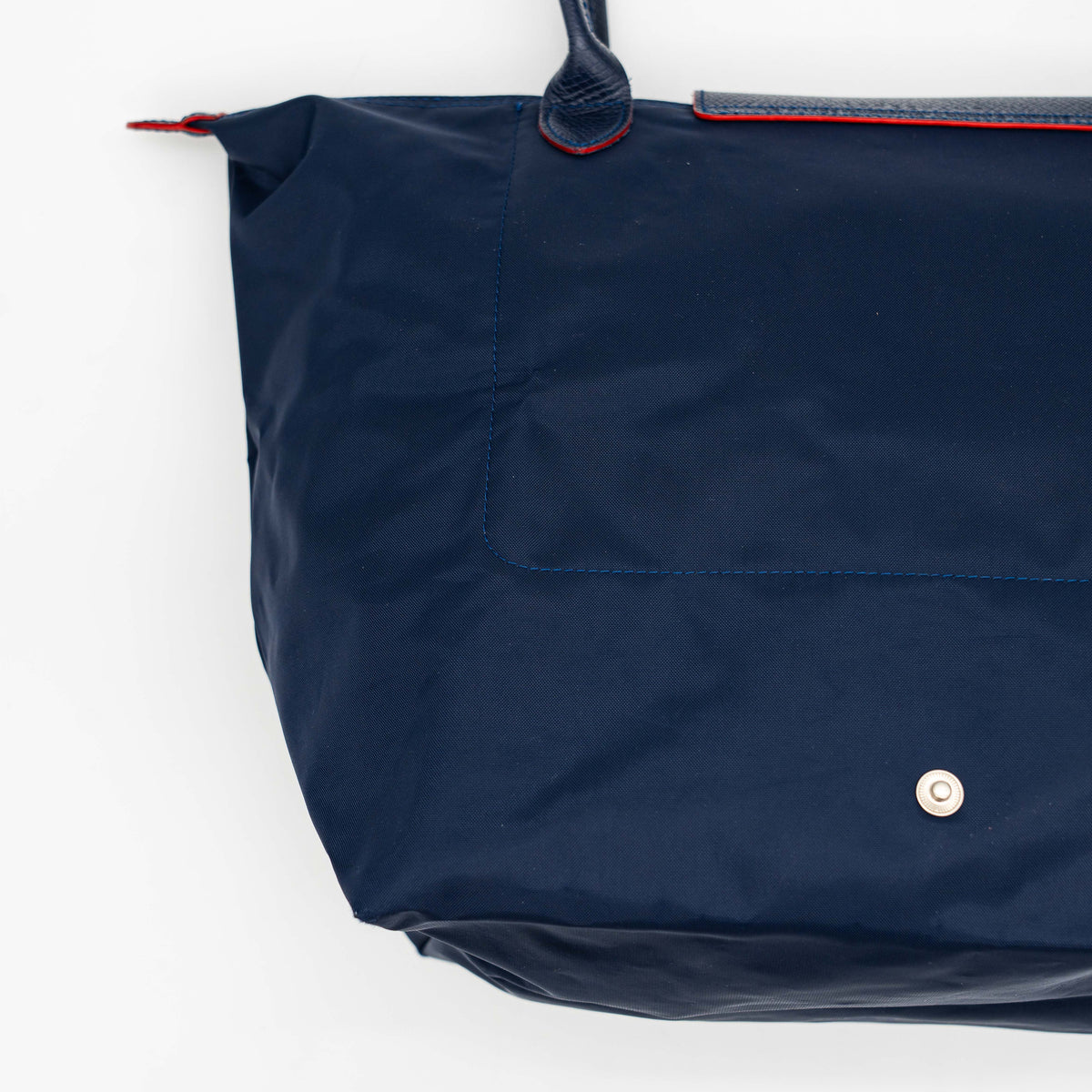 Longchamp Le Pliage Club Tote Bab Navy Blue/Red