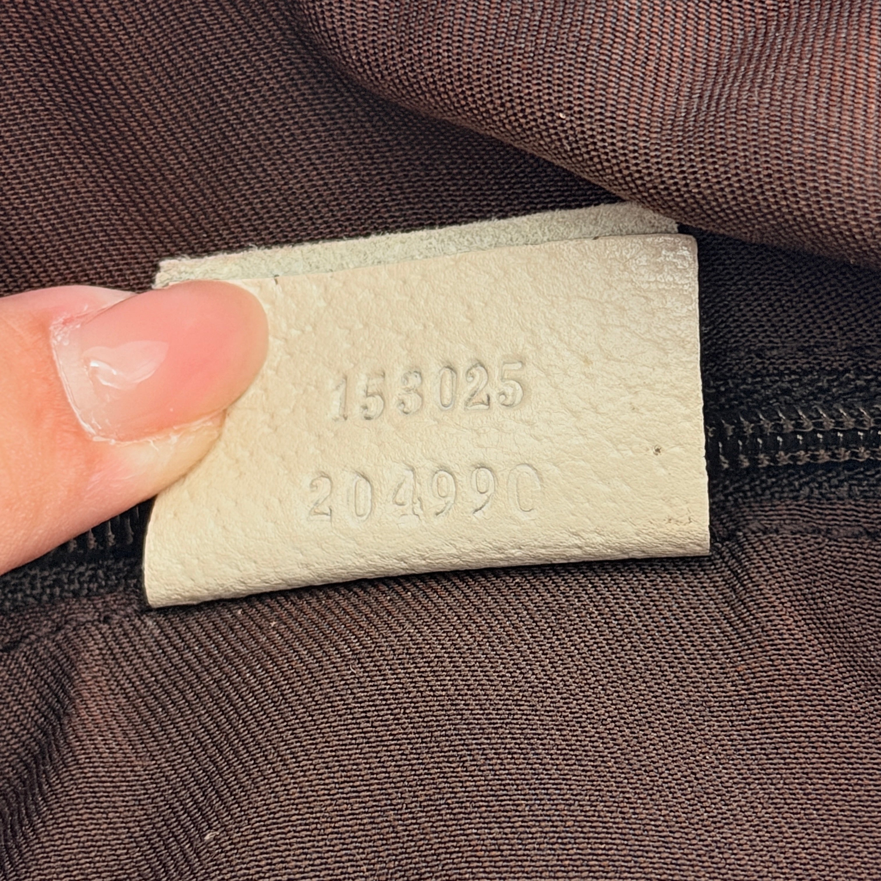 Gucci GG Monogram Hobo Shoulder Bag Beige/White