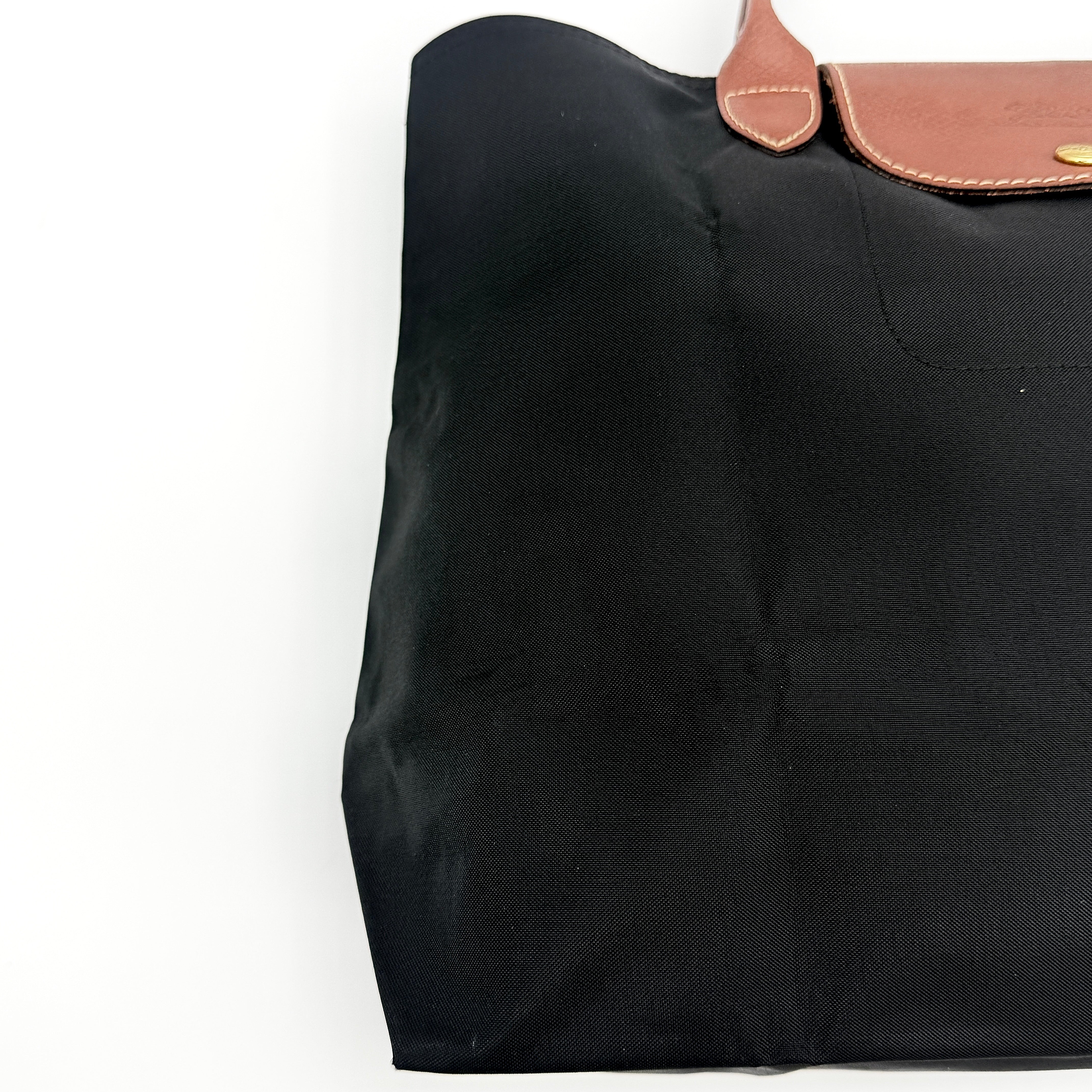Longchamp Le Pliage Nylon Tote Bag Black