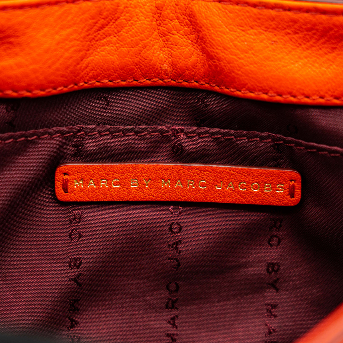 Marc Jacobs Too Hot to Handle Flap Percy Crossbody Bag Burnt Orange
