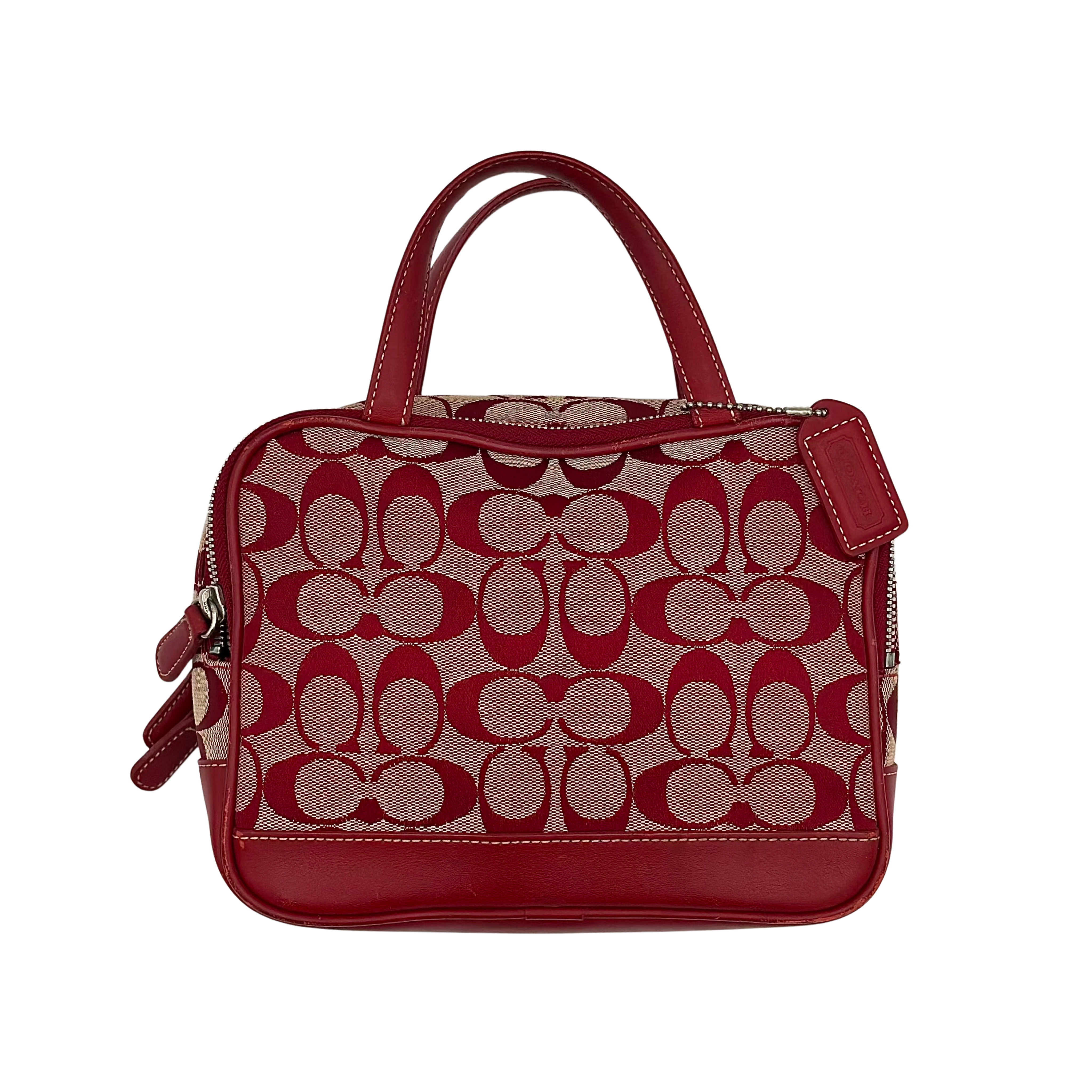 Coach Y2K Signature Canvas Mini Bag Red