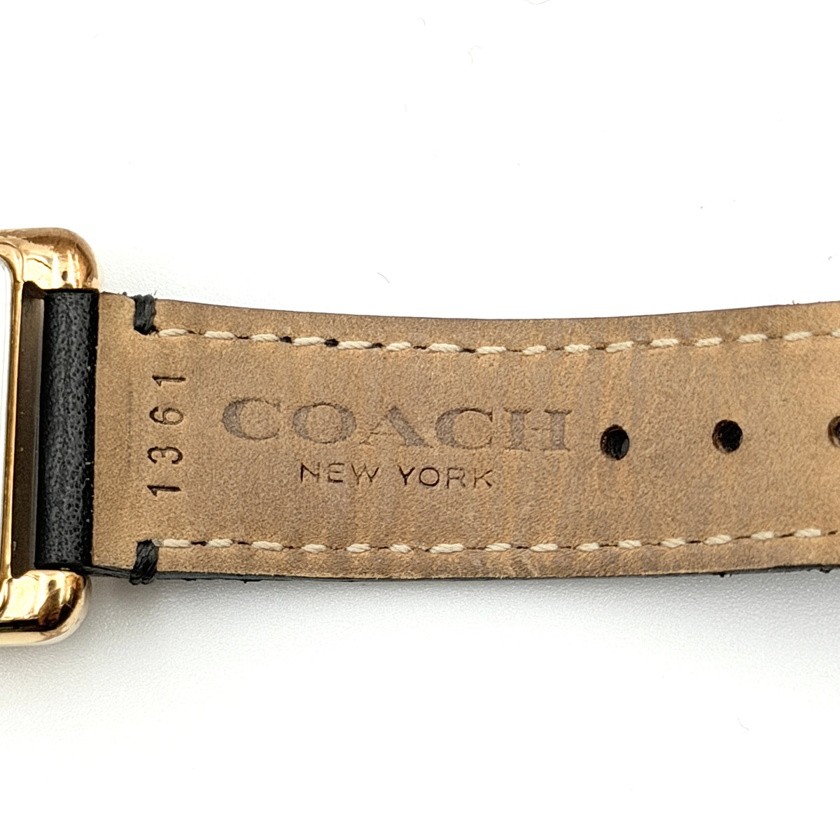 Coach CA.88.7.34.0913 Rectangular Watch Gold/Black