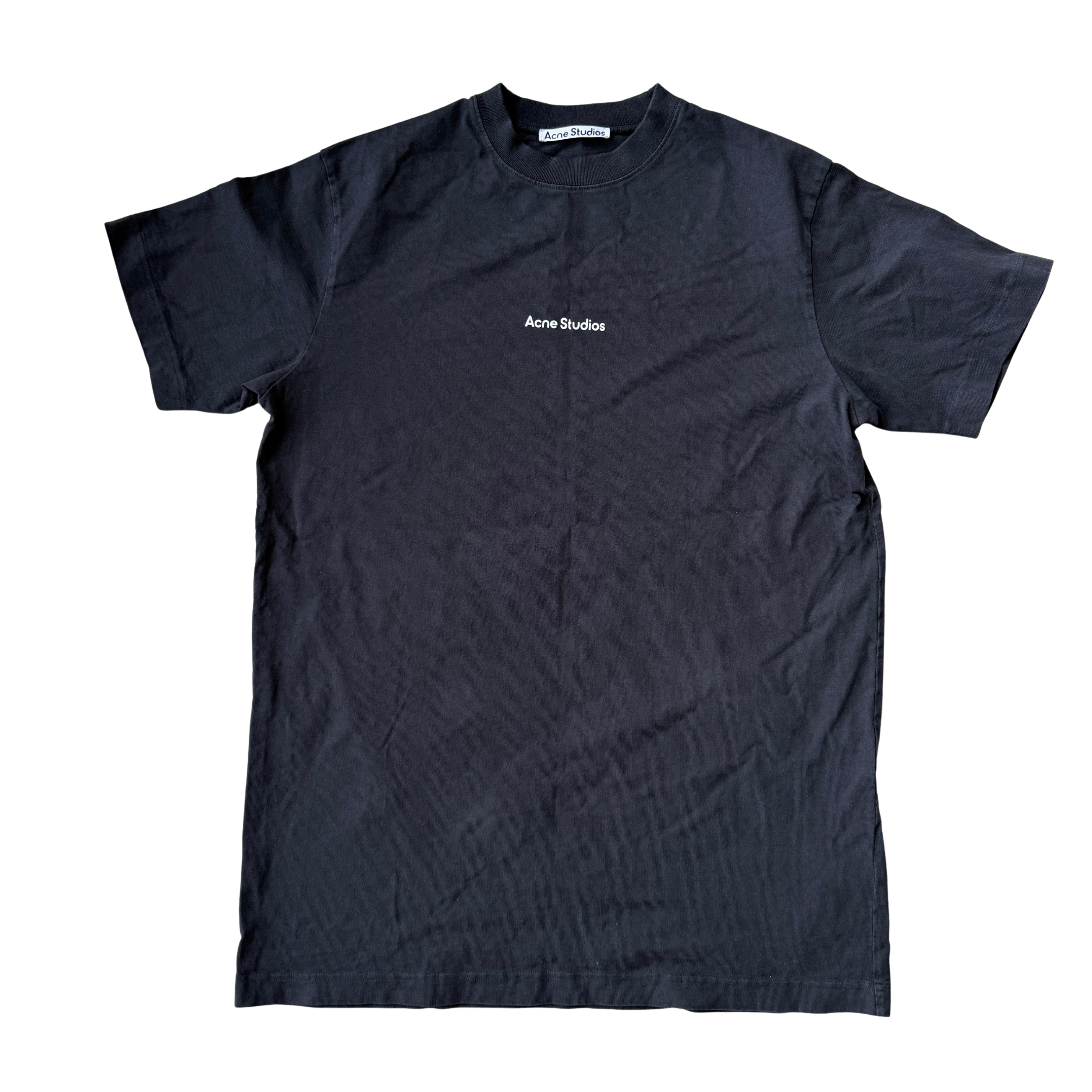 (XXS) Acne Studios Stamp Logo T-shirt Black