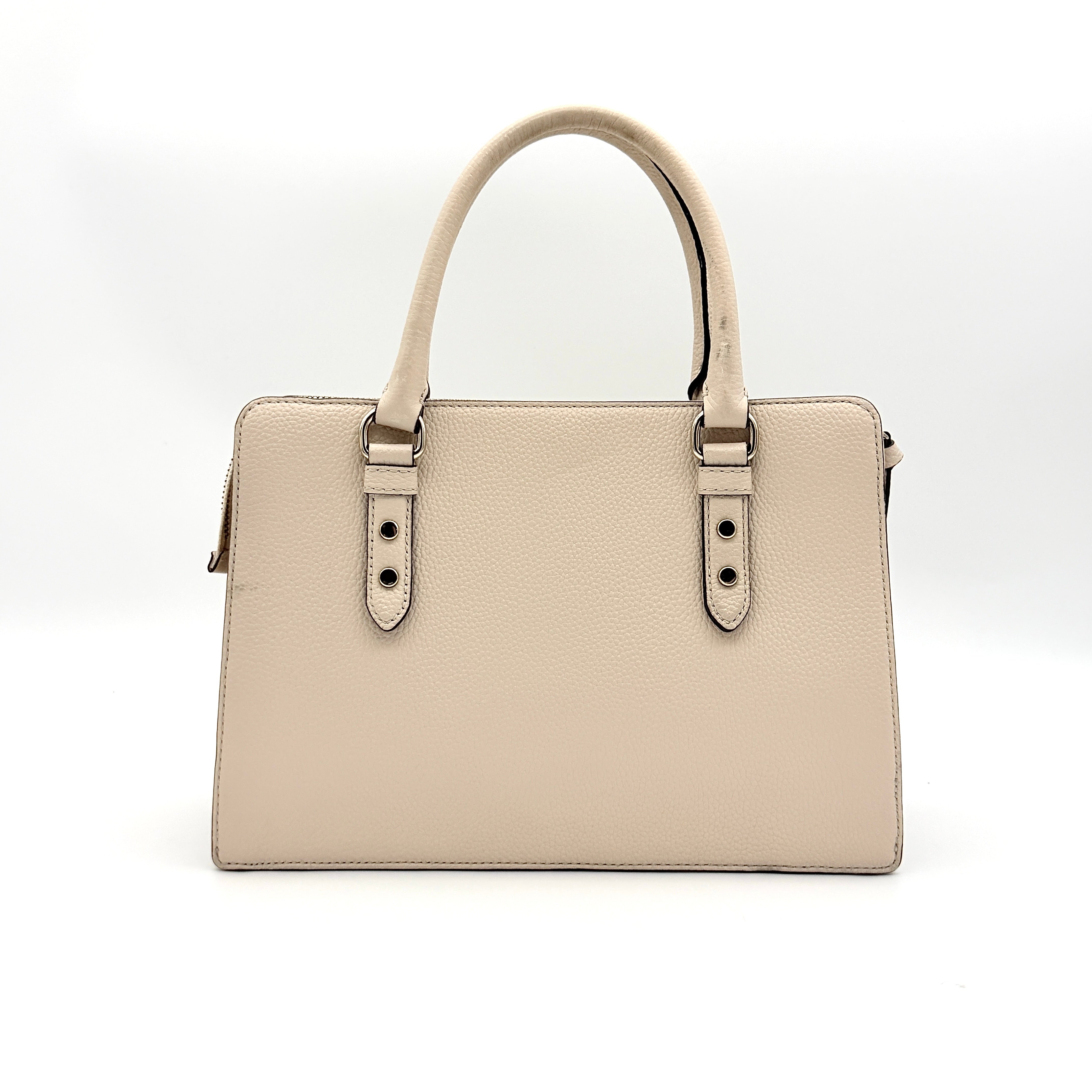 Kate Spade Mulberry Street Lise Satchel Handbag Cream
