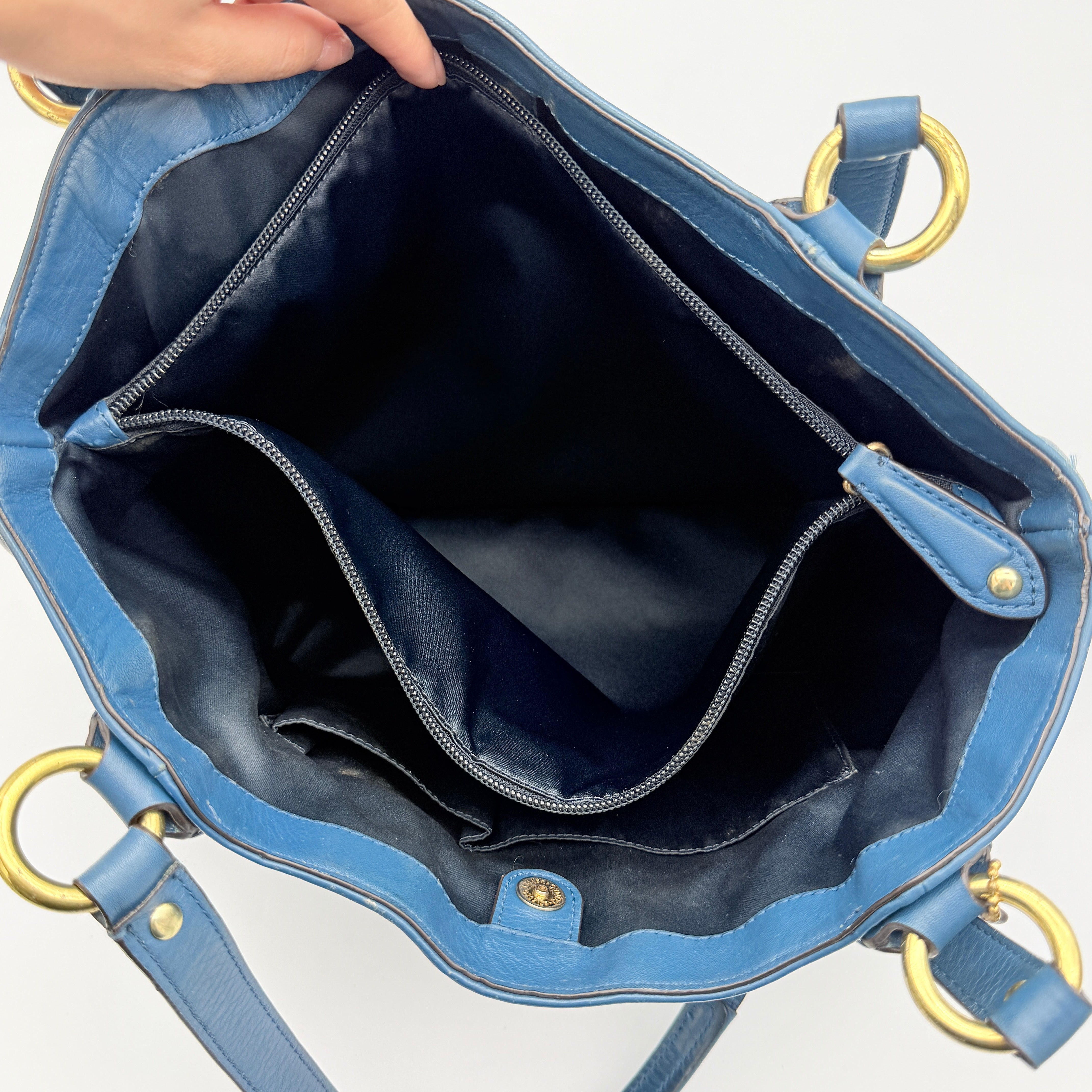 Coach Campbell Belle Hobo Shoulder Bag Blue