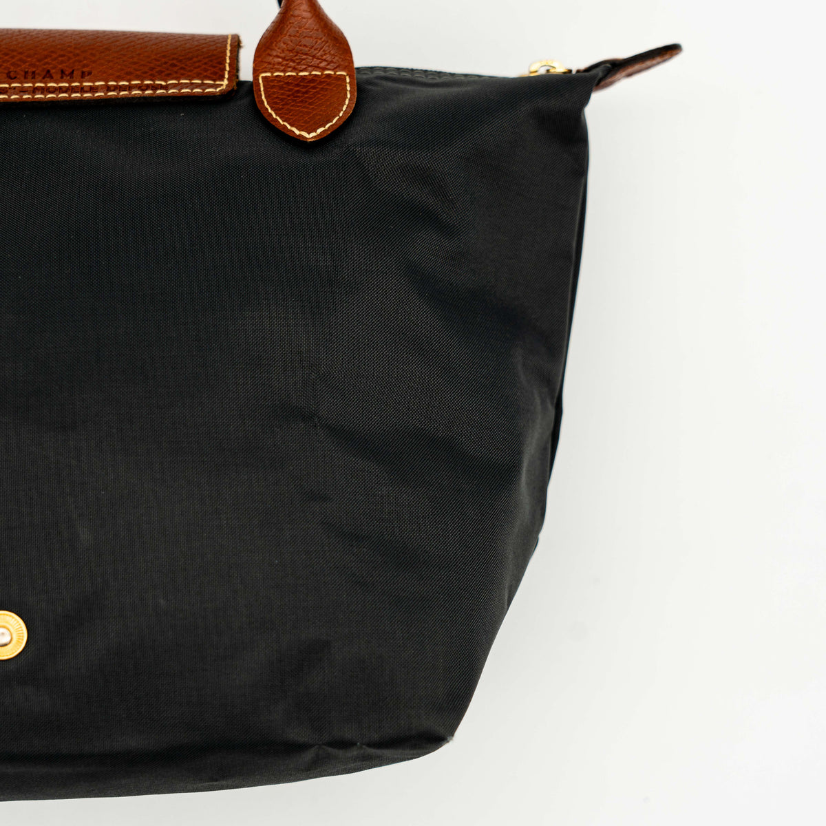 Longchamp Le Pliage Original Handbag Black/Brown