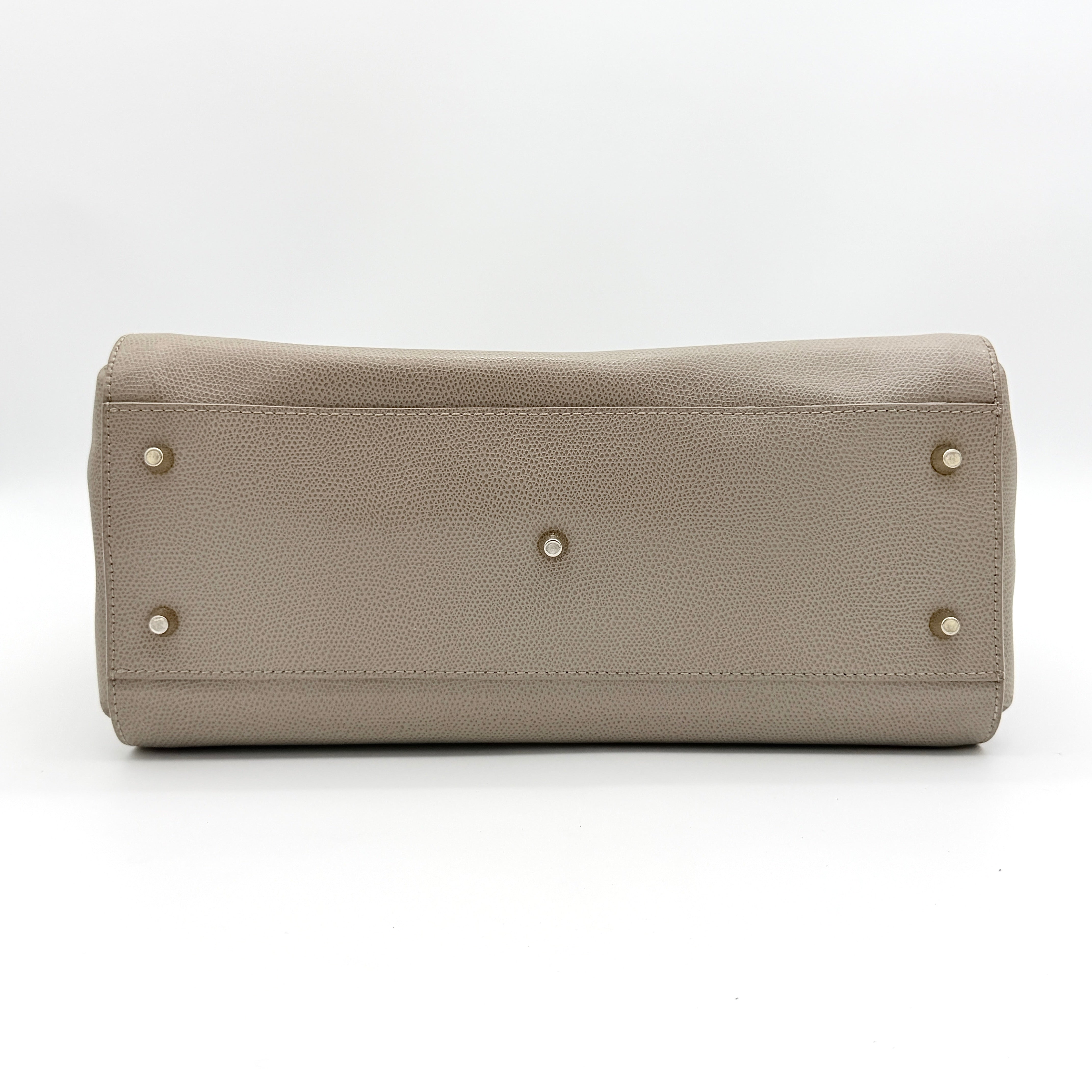 Furla 2Way Metropolis Satchel Handbag Beige