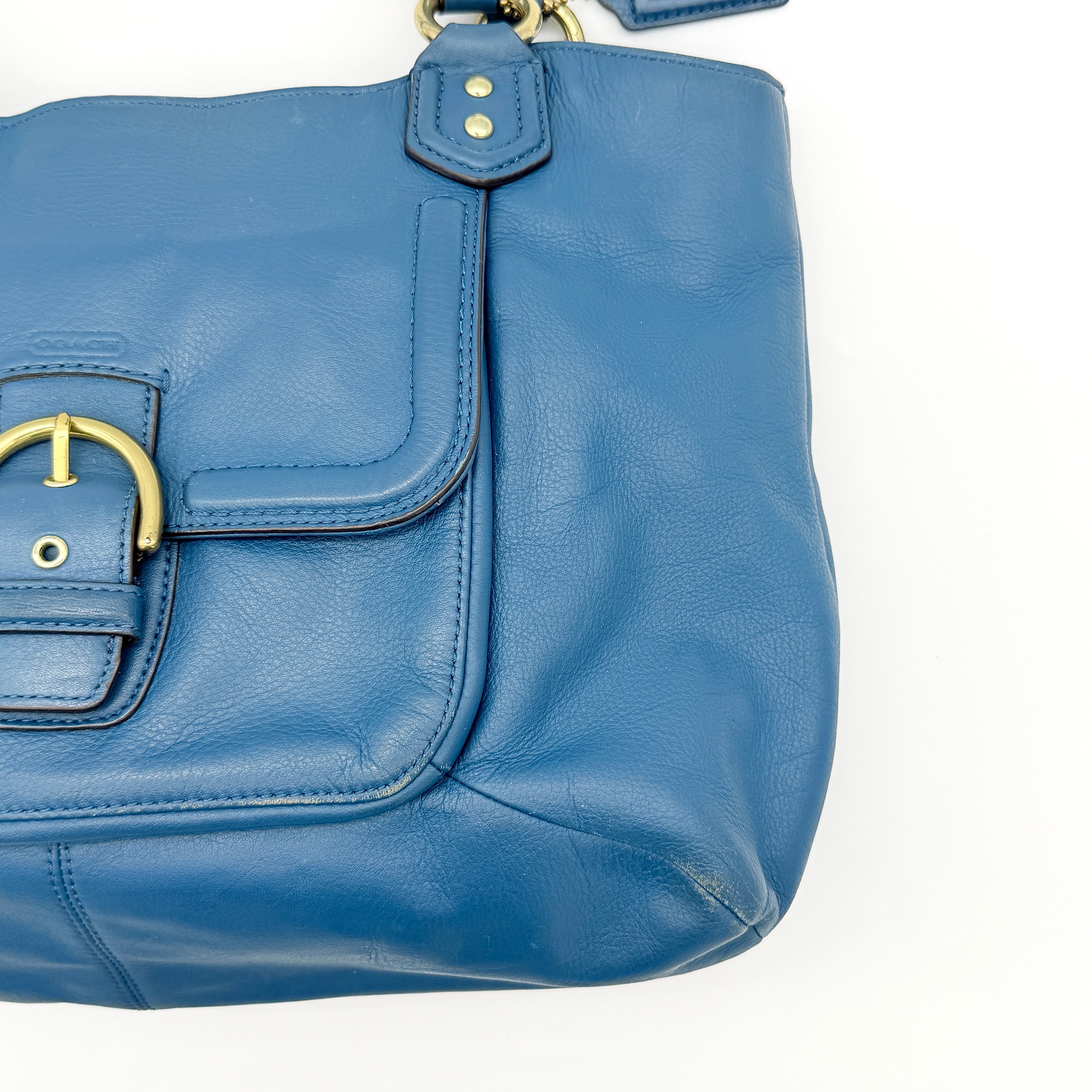 Coach Campbell Belle Hobo Shoulder Bag Blue