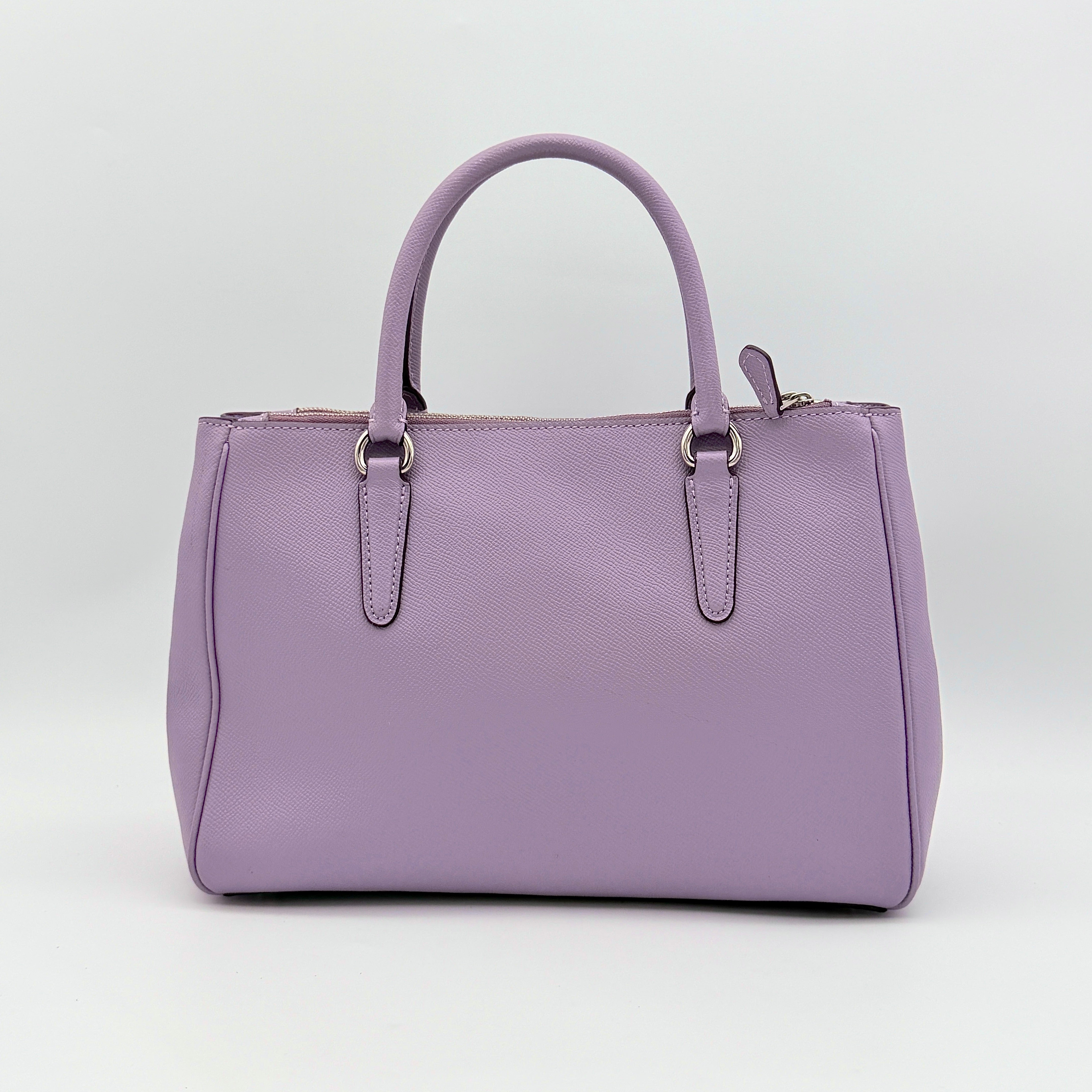 Coach 2Way Surrey Carryall Handbag Lilac Purple