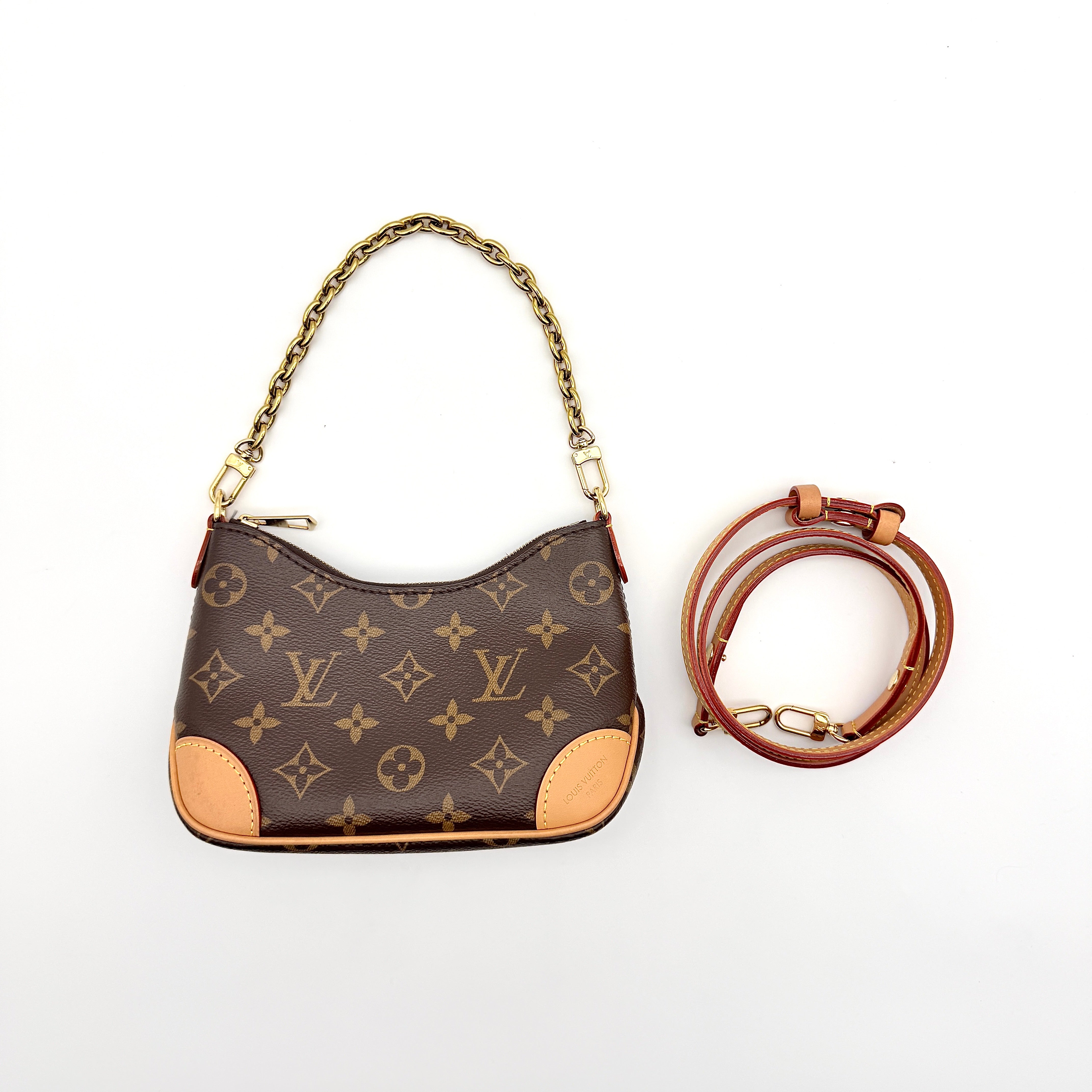 Louis Vuitton Nano Boulogne Shoulder Bag Brown