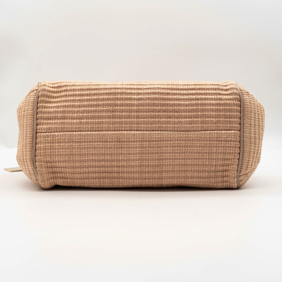 Furla Raffia Shoulder Bag Beige