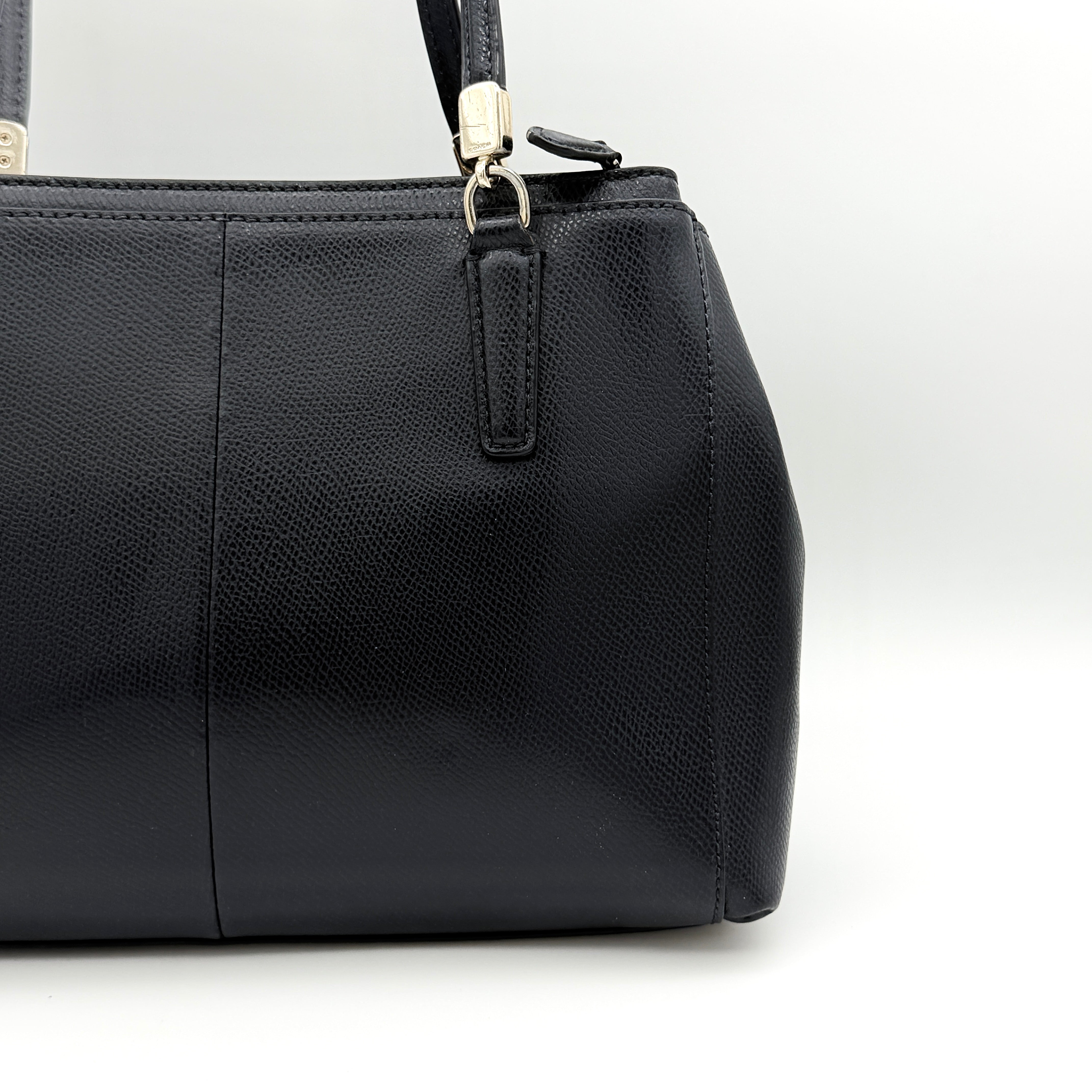 Coach 2Way Christie Carryall Handbag Black